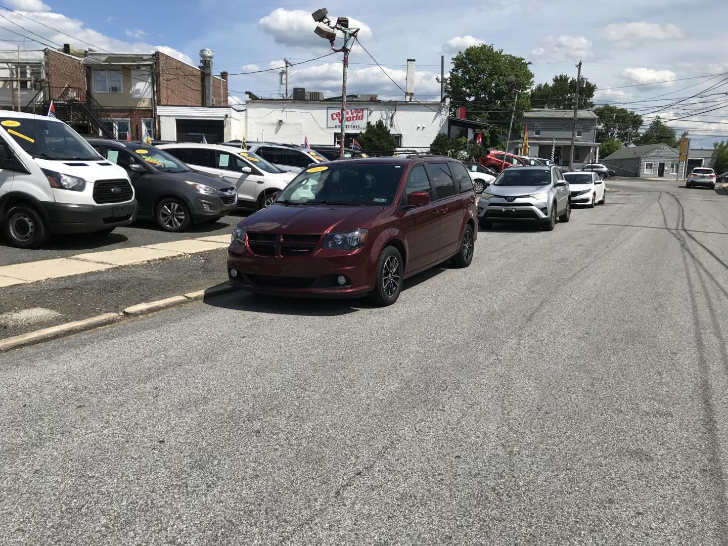 2017 Maroon /Black Dodge Grand Caravan GT (2C4RDGEG6HR) with an 3.6L V6 DOHC 24V engine, 6A transmission, located at 577 Chester Pike, Prospect Park, PA, 19076, (610) 237-1015, 39.886154, -75.302338 - 2017 Dodge Grand Caravan GT: Backup camera, stow and go seating, new PA inspection, SUPER CLEAN, runs LIKE NEW! This vehicle comes inspected and has been given a bumper to bumper safety check. It is very clean, reliable, and well maintained. We offer a unique pay plan that is known for being the - Photo#1