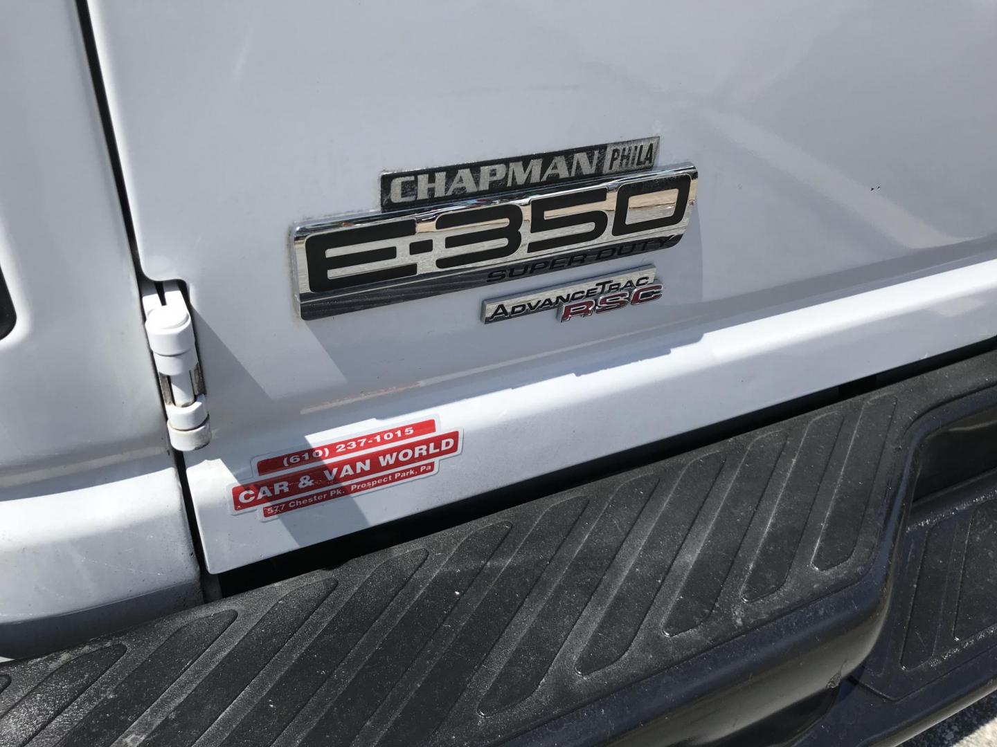 2014 White /Gray Ford E-Series Van E-350 Super Duty (1FTSE3EL4ED) with an 5.4L V8 SOHC 16V FFV engine, 4-Speed Automatic transmission, located at 577 Chester Pike, Prospect Park, PA, 19076, (610) 237-1015, 39.886154, -75.302338 - 2014 Ford Econoline E350: Only 139k miles, ladder racks, shelving, no side or rear windows, partition, new PA inspection, RUNS LIKE NEW! This vehicle comes inspected and has been given a bumper to bumper safety check. It is very clean, reliable, and well maintained. We offer a unique pay plan tha - Photo#6