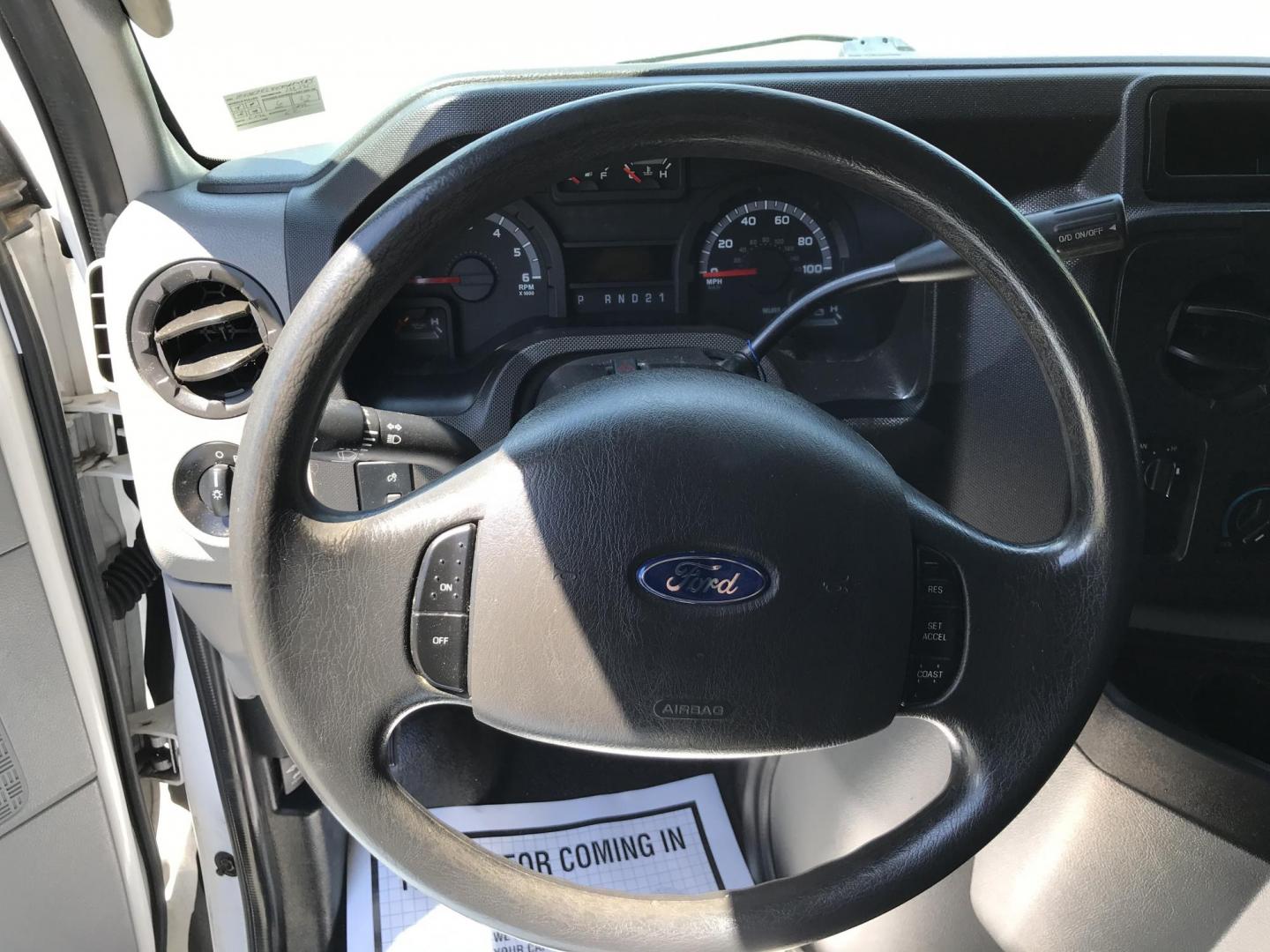 2014 White /Gray Ford E-Series Van E-350 Super Duty (1FTSE3EL4ED) with an 5.4L V8 SOHC 16V FFV engine, 4-Speed Automatic transmission, located at 577 Chester Pike, Prospect Park, PA, 19076, (610) 237-1015, 39.886154, -75.302338 - 2014 Ford Econoline E350: Only 139k miles, ladder racks, shelving, no side or rear windows, partition, new PA inspection, RUNS LIKE NEW! This vehicle comes inspected and has been given a bumper to bumper safety check. It is very clean, reliable, and well maintained. We offer a unique pay plan tha - Photo#14