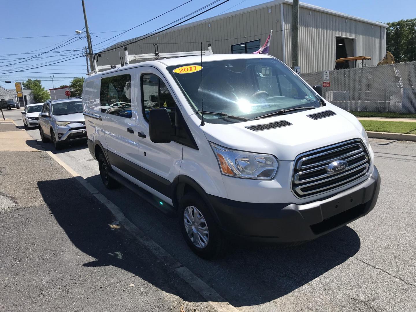 2017 White /Gray Ford Transit 250 Van Low Roof w/Sliding Pass. 130-in. WB (1FTYR1YM7HK) with an 3.7L V6 DOHC 24V engine, 6A transmission, located at 577 Chester Pike, Prospect Park, PA, 19076, (610) 237-1015, 39.886154, -75.302338 - 2017 Ford Transit 250: Ladder racks, shelving, partition, new PA inspection, FLEET MAINTAINED, runs LIKE NEW! This vehicle comes inspected and has been given a bumper to bumper safety check. It is very clean, reliable, and well maintained. We offer a unique pay plan that is known for being the ea - Photo#3