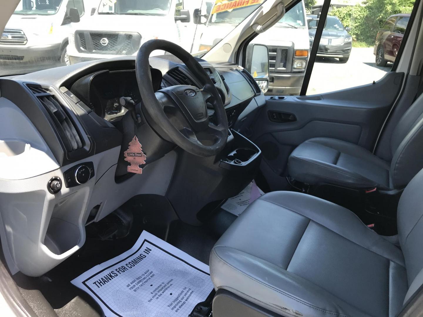 2018 White /Gray Ford Transit 250 Van Med. Roof w/Sliding Pass. 130-in. WB (1FTYR1CM8JK) with an 3.7L V6 DOHC 24V engine, 6A transmission, located at 577 Chester Pike, Prospect Park, PA, 19076, (610) 237-1015, 39.886154, -75.302338 - 2018 Ford Transit 250 Medium Roof: Ladder racks, shelving, cages over rear windows, backup camera, new PA inspection, FLEET MAINTAINED, runs LIKE NEW! This vehicle comes inspected and has been given a bumper to bumper safety check. It is very clean, reliable, and well maintained. We offer a uniqu - Photo#7