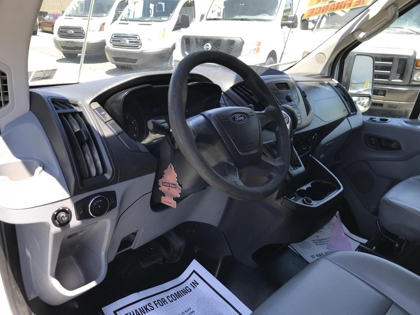 2018 White /Gray Ford Transit 250 Van Med. Roof w/Sliding Pass. 130-in. WB (1FTYR1CM8JK) with an 3.7L V6 DOHC 24V engine, 6A transmission, located at 577 Chester Pike, Prospect Park, PA, 19076, (610) 237-1015, 39.886154, -75.302338 - 2018 Ford Transit 250 Medium Roof: Ladder racks, shelving, cages over rear windows, backup camera, new PA inspection, FLEET MAINTAINED, runs LIKE NEW! This vehicle comes inspected and has been given a bumper to bumper safety check. It is very clean, reliable, and well maintained. We offer a uniqu - Photo#11