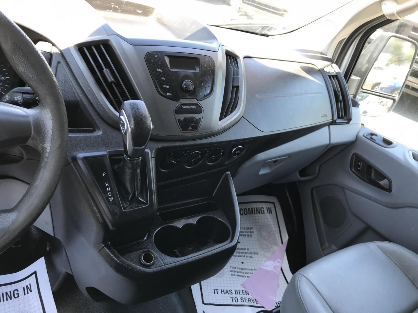 2018 White /Gray Ford Transit 250 Van Med. Roof w/Sliding Pass. 130-in. WB (1FTYR1CM8JK) with an 3.7L V6 DOHC 24V engine, 6A transmission, located at 577 Chester Pike, Prospect Park, PA, 19076, (610) 237-1015, 39.886154, -75.302338 - 2018 Ford Transit 250 Medium Roof: Ladder racks, shelving, cages over rear windows, backup camera, new PA inspection, FLEET MAINTAINED, runs LIKE NEW! This vehicle comes inspected and has been given a bumper to bumper safety check. It is very clean, reliable, and well maintained. We offer a uniqu - Photo#13