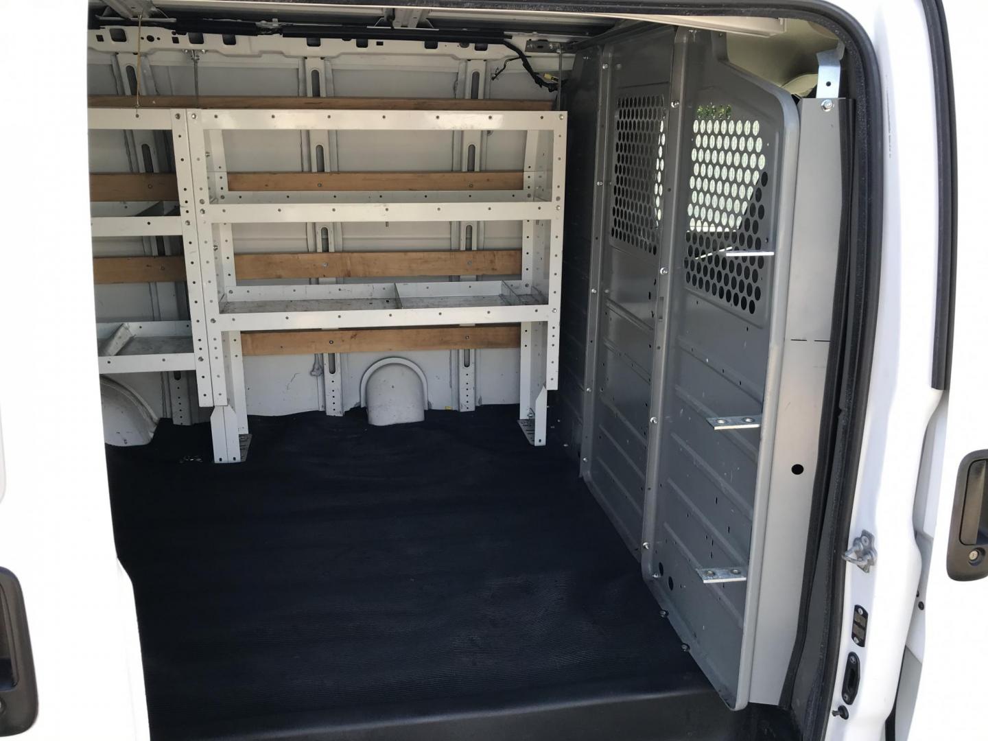 2018 White /Gray Chevrolet Express 2500 Cargo (1GCWGAFG3J1) with an 6.0L V8 OHV 16V FFV engine, 6A transmission, located at 577 Chester Pike, Prospect Park, PA, 19076, (610) 237-1015, 39.886154, -75.302338 - 2018 Chevy Express 2500 Cargo Van: Ladder racks, shelving, partition, backup camera, power locks and windows, new PA inspection, FLEET MAINTAINED, runs LIKE NEW! This vehicle comes inspected and has been given a bumper to bumper safety check. It is very clean, reliable, and well maintained. We of - Photo#18