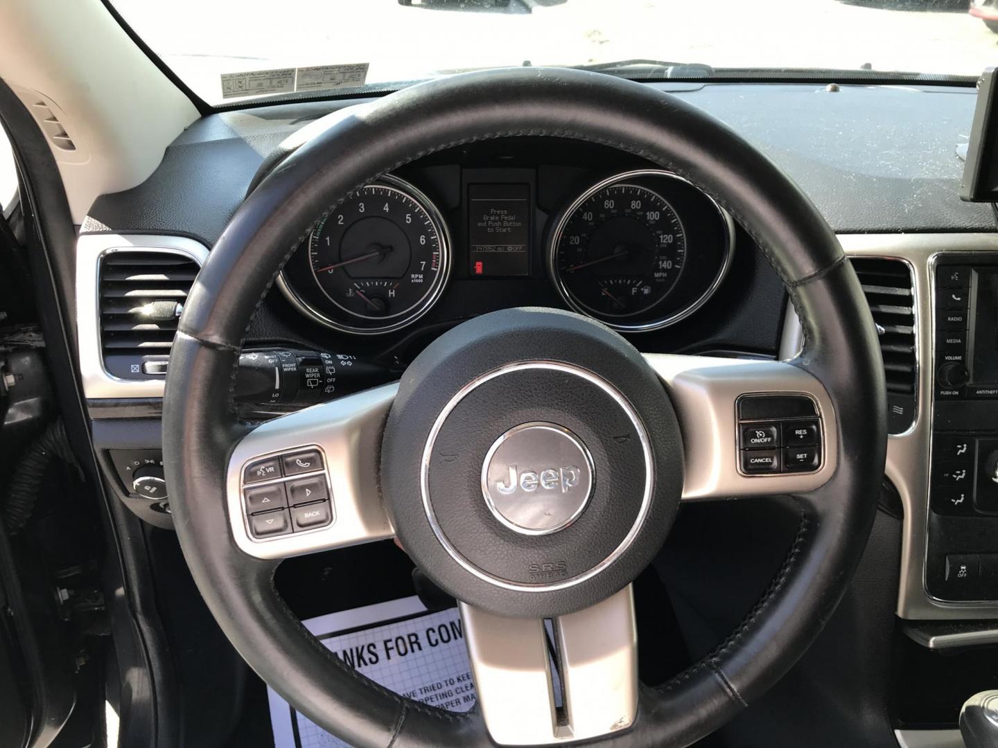 2013 Gray /Black Jeep Grand Cherokee Laredo 4WD (1C4RJFAG6DC) with an 3.6L V6 DOHC 24V engine, 5-Speed Automatic transmission, located at 577 Chester Pike, Prospect Park, PA, 19076, (610) 237-1015, 39.886154, -75.302338 - 2013 Jeep Grand Cherokee Laredo: Backup camera, new PA inspection, SUPER CLEAN, runs LIKE NEW! This vehicle comes inspected and has been given a bumper to bumper safety check. It is very clean, reliable, and well maintained. We offer a unique pay plan that is known for being the easiest and faste- Photo#11