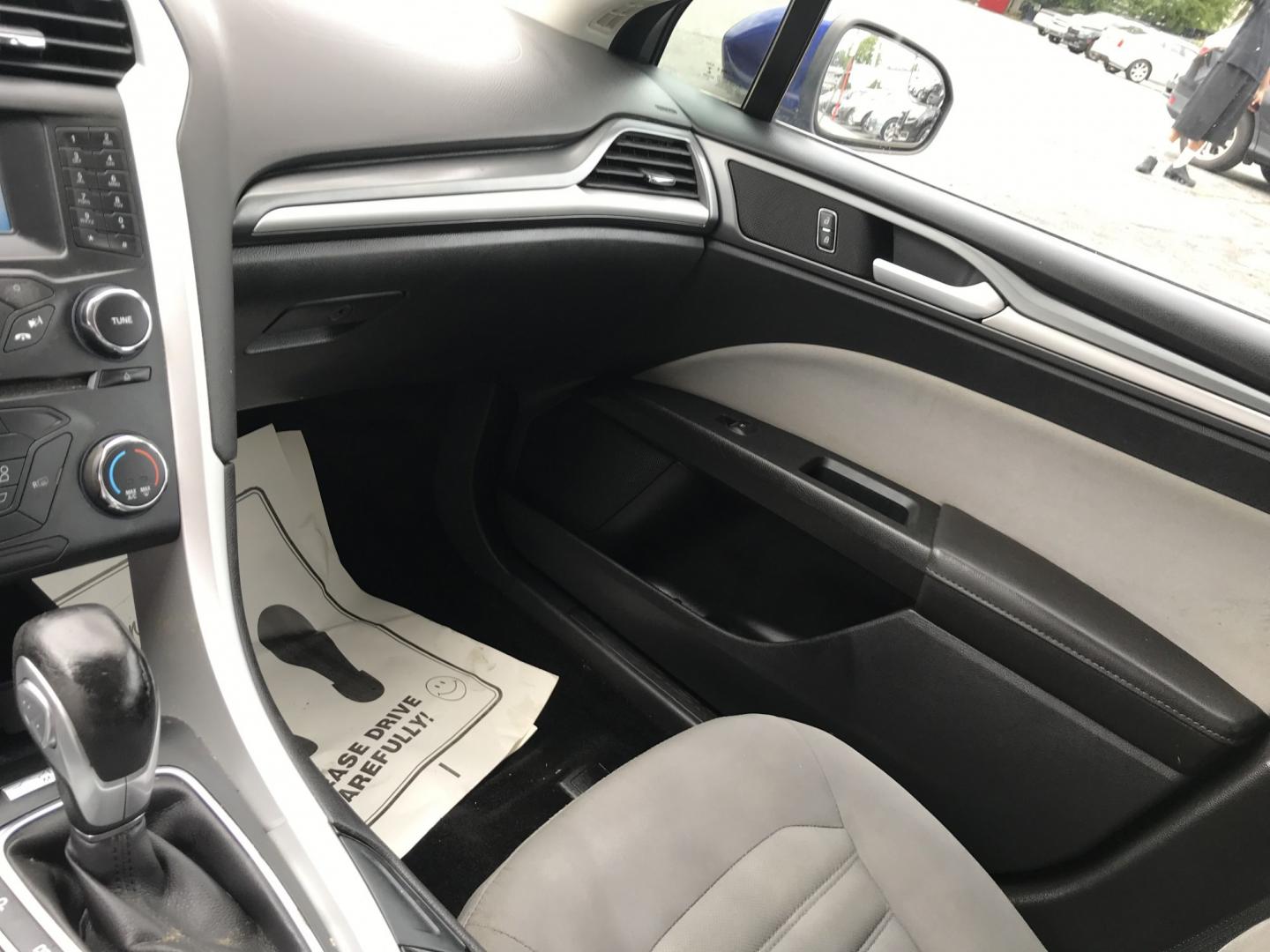2014 Blue /Gray Ford Fusion S (1FA6P0G76E5) with an 2.5L L4 DOHC 16V engine, Automatic transmission, located at 577 Chester Pike, Prospect Park, PA, 19076, (610) 237-1015, 39.886154, -75.302338 - 2015 Ford Fusion Great on Gas • New PA Inspection. Example Financing: • $2,500 Down • $100 Weekly • $200 Bi-Weekly We finance our own vehicles. We do not obtain or review traditional consumer credit reports. Financing decisions are based on verified income, ability to repay, and our in- Photo#12