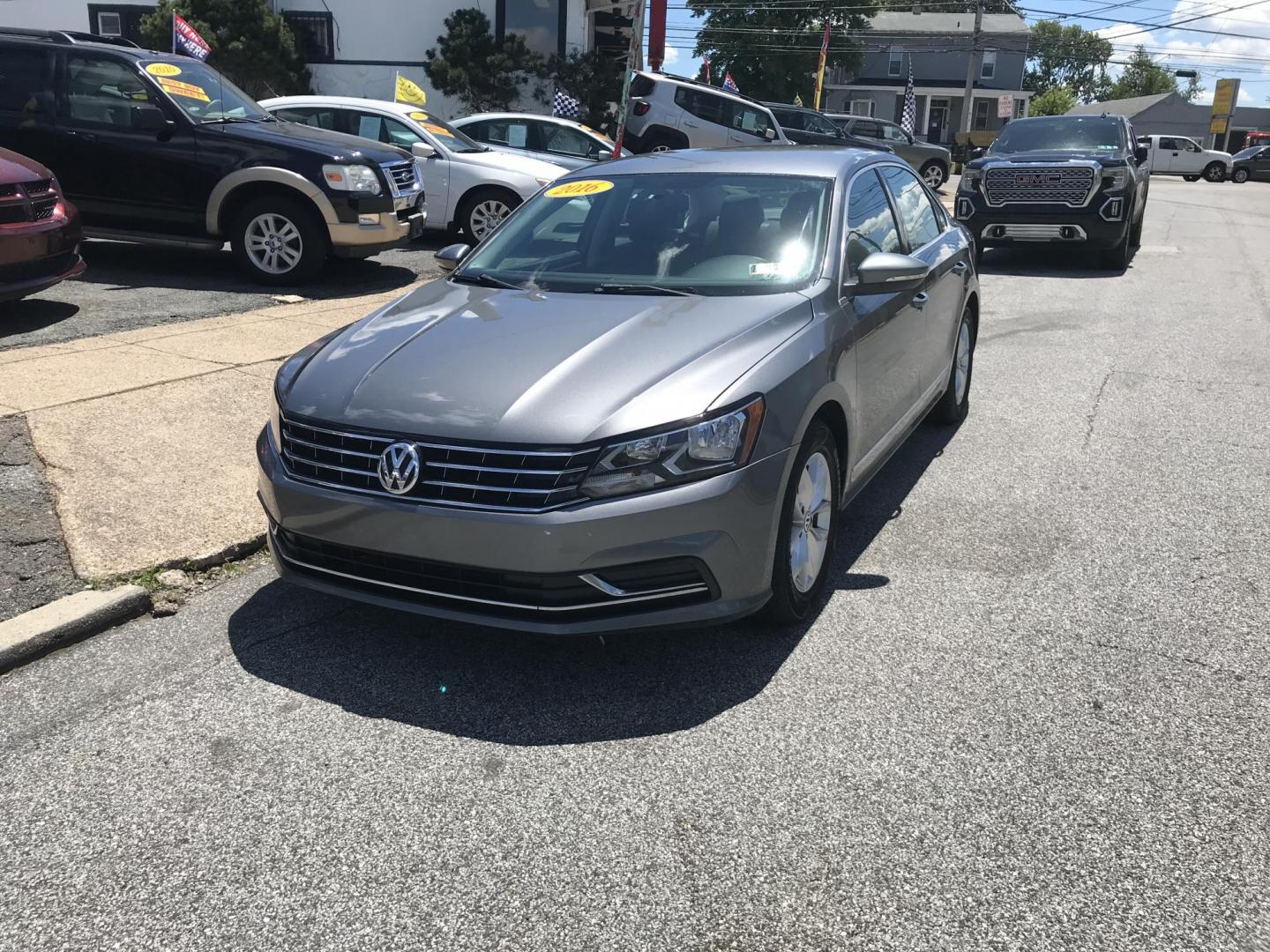 2016 Gray /Black Volkswagen Passat S PZEV 6A (1VWAT7A35GC) with an 1.8L L4 engine, 6A transmission, located at 577 Chester Pike, Prospect Park, PA, 19076, (610) 237-1015, 39.886154, -75.302338 - 2016 Volkswagen Passat Backup Camera • New PA Inspection. Example Financing: • $2,500 Down • $100 Weekly • $200 Bi-Weekly We finance our own vehicles. We do not obtain or review traditional consumer credit reports. Financing decisions are based on verified income, ability to repay, and- Photo#2