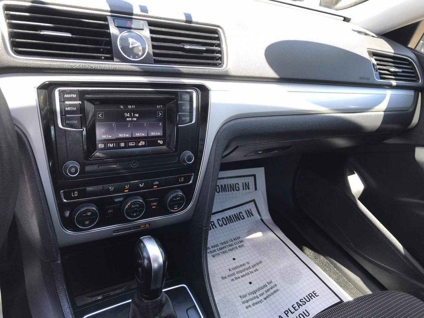 2016 Gray /Black Volkswagen Passat S PZEV 6A (1VWAT7A35GC) with an 1.8L L4 engine, 6A transmission, located at 577 Chester Pike, Prospect Park, PA, 19076, (610) 237-1015, 39.886154, -75.302338 - 2016 Volkswagen Passat Backup Camera • New PA Inspection. Example Financing: • $2,500 Down • $100 Weekly • $200 Bi-Weekly We finance our own vehicles. We do not obtain or review traditional consumer credit reports. Financing decisions are based on verified income, ability to repay, and- Photo#12