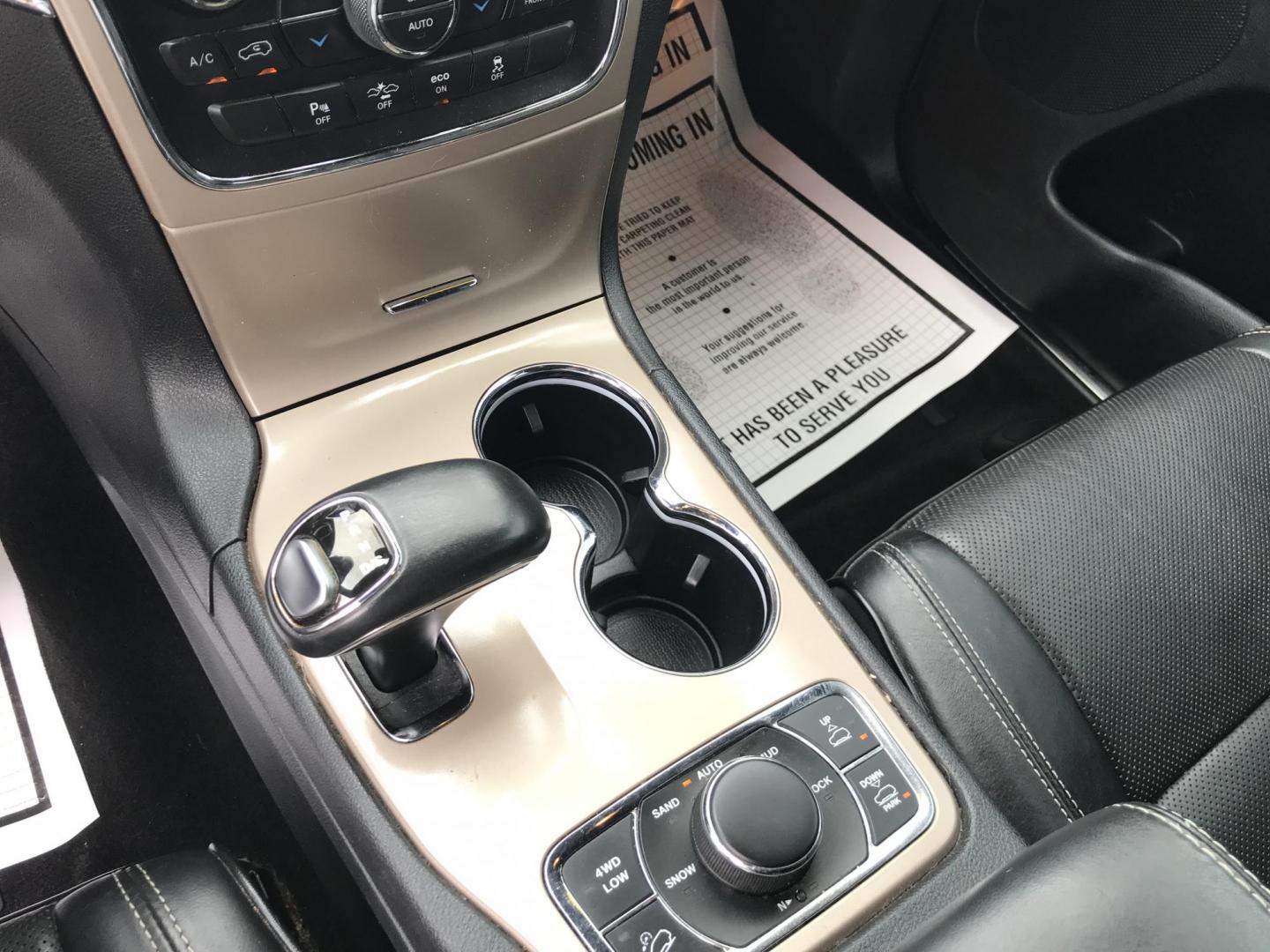 2014 Gray /Black Jeep Grand Cherokee Overland 4WD (1C4RJFCG3EC) with an 3.6L V6 DOHC 24V engine, 5-Speed Automatic transmission, located at 577 Chester Pike, Prospect Park, PA, 19076, (610) 237-1015, 39.886154, -75.302338 - 2014 Jeep Grand Cherokee Overland: 4x4, backup camera, navigation system, sunroof, new PA inspection, SUPER CLEAN, runs LIKE NEW! This vehicle comes inspected and has been given a bumper to bumper safety check. I4 is very clean, reliable, and well maintained. We offer a unique pay plan that is kn - Photo#17