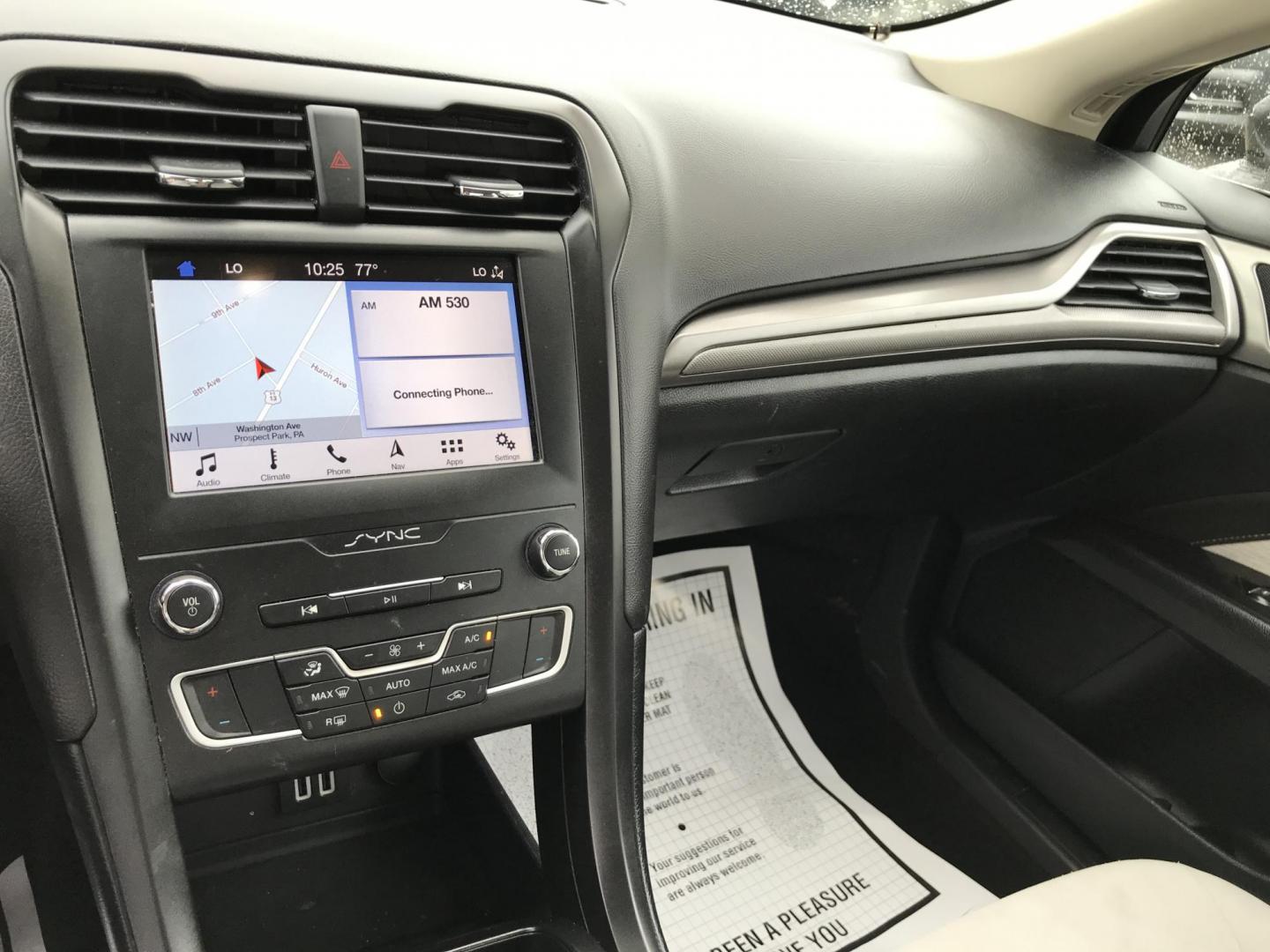 2019 Gray /Beige Ford Fusion SE (3FA6P0HD7KR) with an 1.5L L4 DOHC 16V engine, 6A transmission, located at 577 Chester Pike, Prospect Park, PA, 19076, (610) 237-1015, 39.886154, -75.302338 - 2019 Ford Fusion: Navigation system, backup camera, great on gas, new PA inspection, runs LIKE NEW! This vehicle comes inspected and has been given a bumper to bumper safety check. It is very clean, reliable, and well maintained. We offer a unique pay plan that is known for being the easiest and - Photo#12