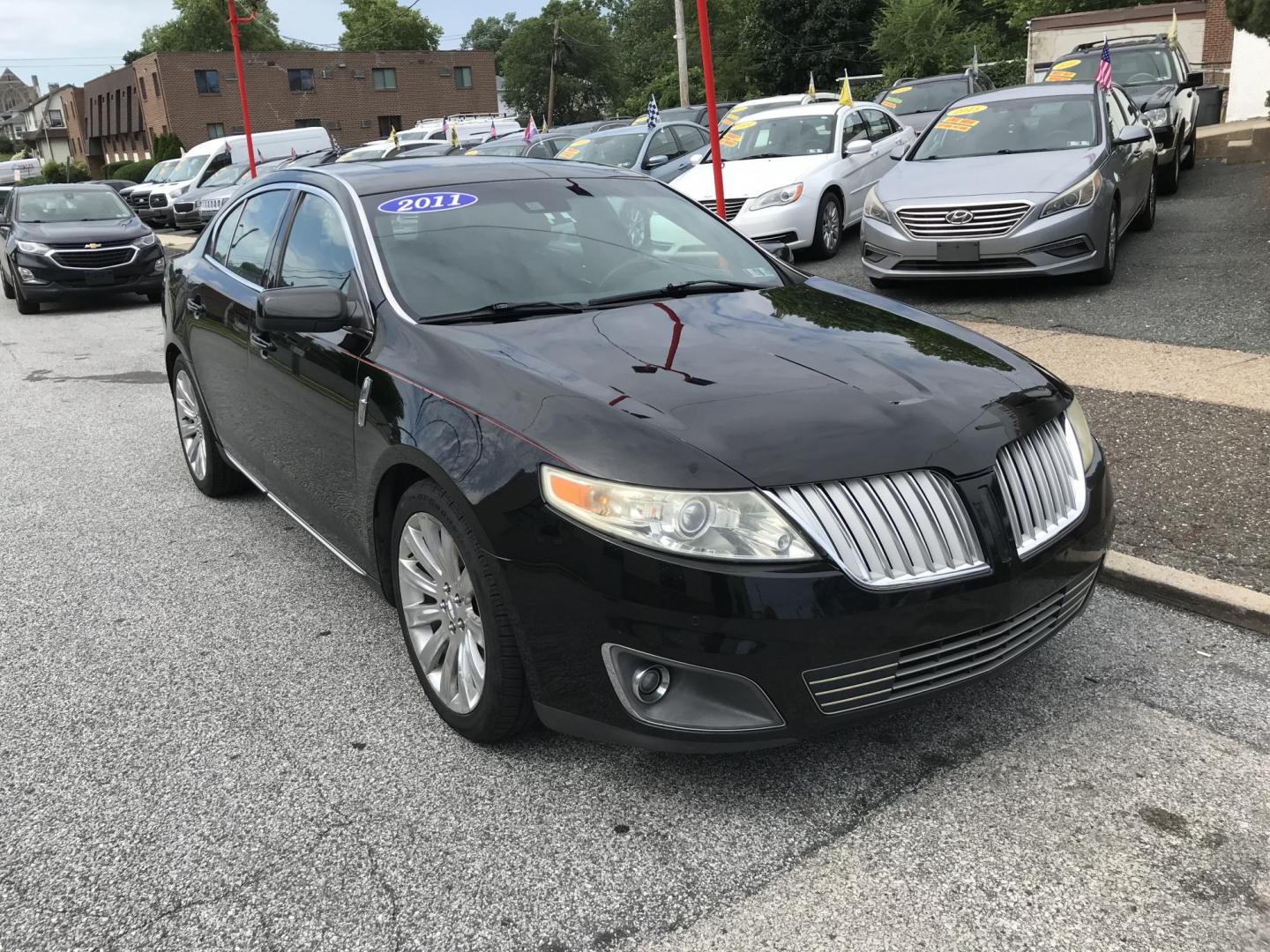 2011 Black /Black Lincoln MKS 3.5L with EcoBoost AWD (1LNHL9FT4BG) with an 3.5L V6 DOHC 24V engine, 6-Speed Automatic transmission, located at 577 Chester Pike, Prospect Park, PA, 19076, (610) 237-1015, 39.886154, -75.302338 - 2011 Lincoln MKS: Navigation system, AWD, backup camera, new PA inspection, SUPER CLEAN, runs LIKE NEW! This vehicle comes inspected and has been given a bumper to bumper safety check. It is very clean, reliable, and well maintained. We offer a unique pay plan that is known for being the easiest- Photo#2