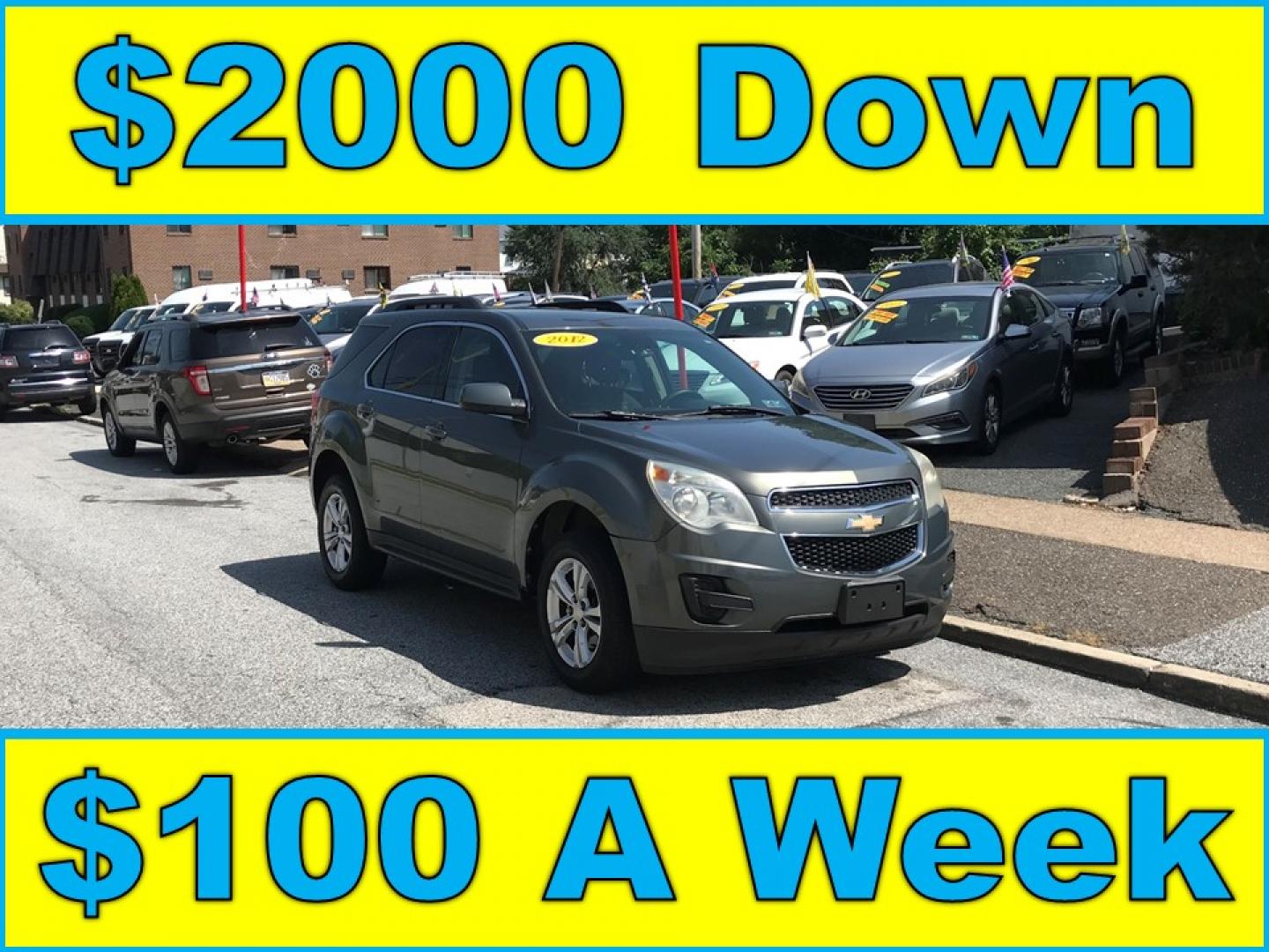 2012 Gray /Gray Chevrolet Equinox 1LT AWD (2GNFLEEK3C6) with an 2.4L L4 DOHC 16V engine, 6-Speed Automatic transmission, located at 577 Chester Pike, Prospect Park, PA, 19076, (610) 237-1015, 39.886154, -75.302338- Photo#0