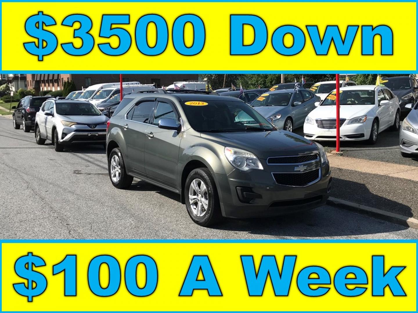 2013 Gray /Gray Chevrolet Equinox 1LT AWD (2GNFLEEK2D6) with an 2.4L L4 DOHC 16V engine, 6-Speed Automatic transmission, located at 577 Chester Pike, Prospect Park, PA, 19076, (610) 237-1015, 39.886154, -75.302338 - 2013 Chevrolet Equinox LT: Only 124k miles, backup camera, AWD, new PA inspection, SUPER CLEAN, runs LIKE NEW! This vehicle comes inspected and has been given a bumper to bumper safety check. It is very clean, reliable, and well maintained. We offer a unique pay plan that is known for being the e- Photo#0