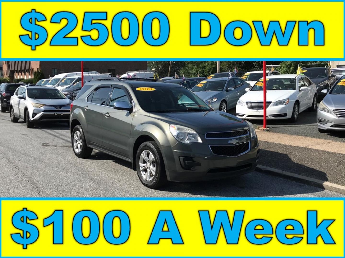 2013 Gray /Gray Chevrolet Equinox 1LT AWD (2GNFLEEK2D6) with an 2.4L L4 DOHC 16V engine, 6-Speed Automatic transmission, located at 577 Chester Pike, Prospect Park, PA, 19076, (610) 237-1015, 39.886154, -75.302338- Photo#0
