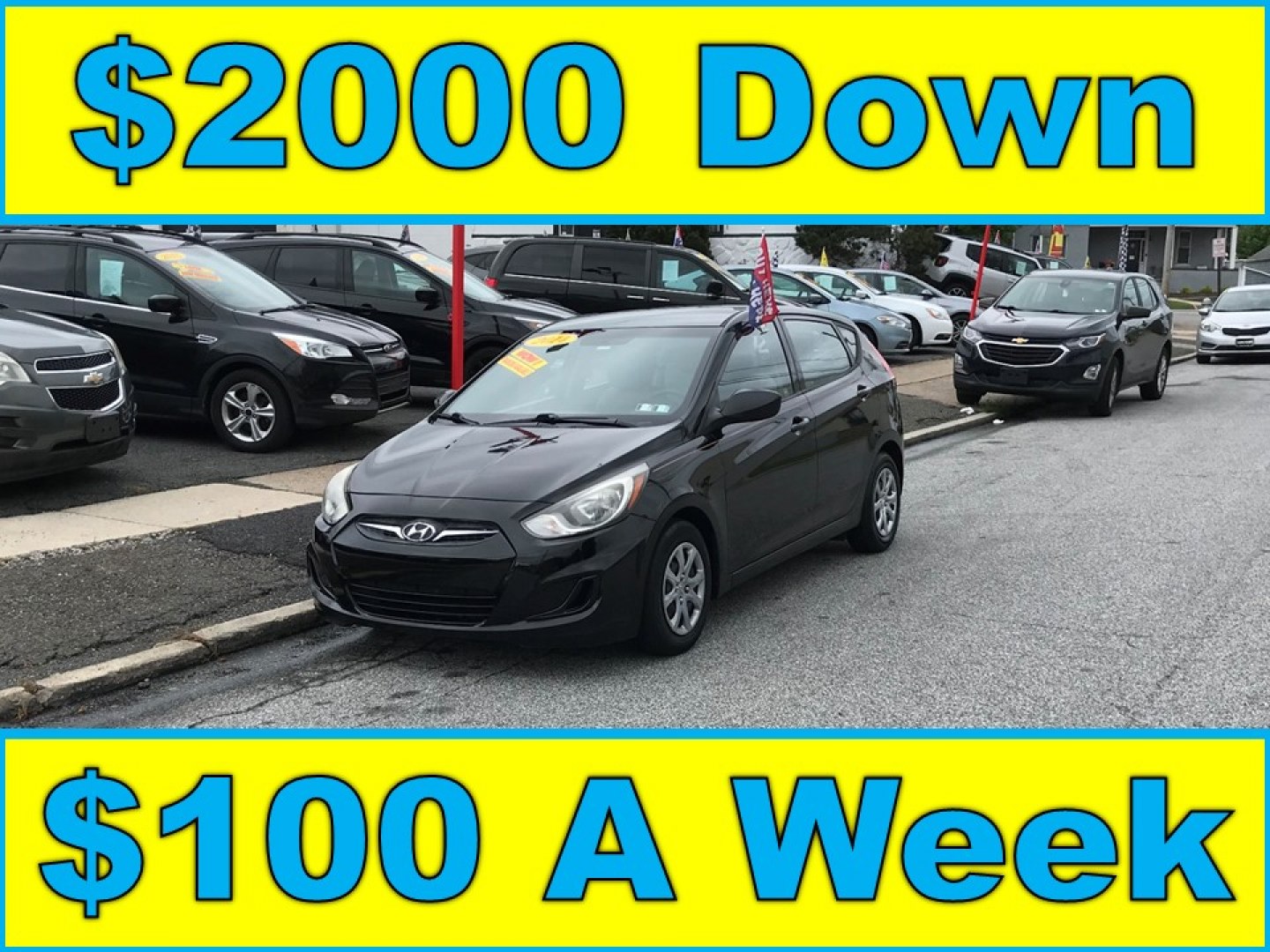 2014 Black /Gray Hyundai Accent GS 5-Door (KMHCT5AE2EU) with an 1.6L L4 DOHC 16V engine, Automatic transmission, located at 577 Chester Pike, Prospect Park, PA, 19076, (610) 237-1015, 39.886154, -75.302338 - 2014 Hyundai Accent GS: Only 54k miles, great on gas, new PA inspection, runs LIKE NEW! This vehicle comes inspected and has been given a bumper to bumper safety check. It is very clean, reliable, and well maintained. We offer a unique pay plan that is known for being the easiest and fastest fina- Photo#0