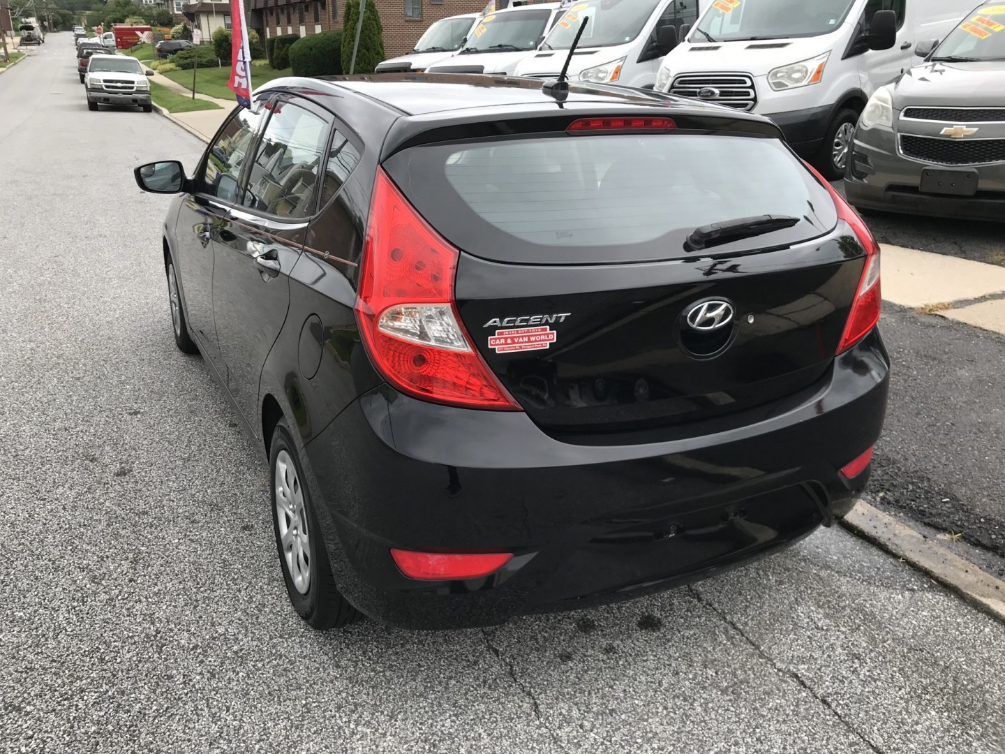 2014 Black /Gray Hyundai Accent GS 5-Door (KMHCT5AE2EU) with an 1.6L L4 DOHC 16V engine, Automatic transmission, located at 577 Chester Pike, Prospect Park, PA, 19076, (610) 237-1015, 39.886154, -75.302338 - 2014 Hyundai Accent GS: Only 54k miles, great on gas, new PA inspection, runs LIKE NEW! This vehicle comes inspected and has been given a bumper to bumper safety check. It is very clean, reliable, and well maintained. We offer a unique pay plan that is known for being the easiest and fastest fina- Photo#5