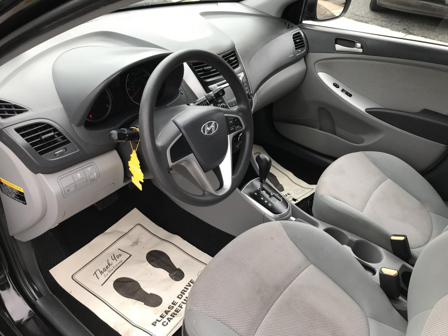 2014 Black /Gray Hyundai Accent GS 5-Door (KMHCT5AE2EU) with an 1.6L L4 DOHC 16V engine, Automatic transmission, located at 577 Chester Pike, Prospect Park, PA, 19076, (610) 237-1015, 39.886154, -75.302338 - 2014 Hyundai Accent GS: Only 54k miles, great on gas, new PA inspection, runs LIKE NEW! This vehicle comes inspected and has been given a bumper to bumper safety check. It is very clean, reliable, and well maintained. We offer a unique pay plan that is known for being the easiest and fastest fina- Photo#10