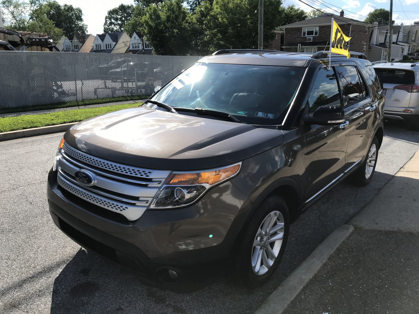 2015 Brown /Gray Ford Explorer XLT 4WD (1FM5K8D81FG) with an 3.5L V6 DOHC 24V engine, 6-Speed Automatic transmission, located at 577 Chester Pike, Prospect Park, PA, 19076, (610) 237-1015, 39.886154, -75.302338 - 2015 Ford Explorer XLT: Backup camera, 3rd row seating, 4x4, SUPER CLEAN, runs LIKE NEW! This vehicle comes inspected and has been given a bumper to bumper safety check. It is very clean, reliable, and well maintained. We offer a unique pay plan that is known for being the easiest and fastest fin- Photo#3