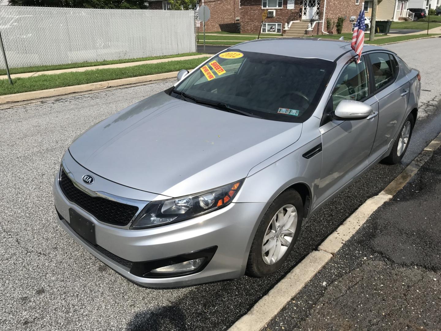 2012 Silver /Gray Kia Optima LX MT (KNAGM4A77C5) with an 2.4L L4 DOHC 16V engine, Automatic transmission, located at 577 Chester Pike, Prospect Park, PA, 19076, (610) 237-1015, 39.886154, -75.302338 - 2012 Kia Optima LX: Only 101k miles, great on gas, new PA inspection, SUPER CLEAN, runs LIKE NEW! This vehicle comes inspected and has been given a bumper to bumper safety check. It is very clean, reliable, and well maintained. We offer a unique pay plan that is known for being the easiest and fa- Photo#3