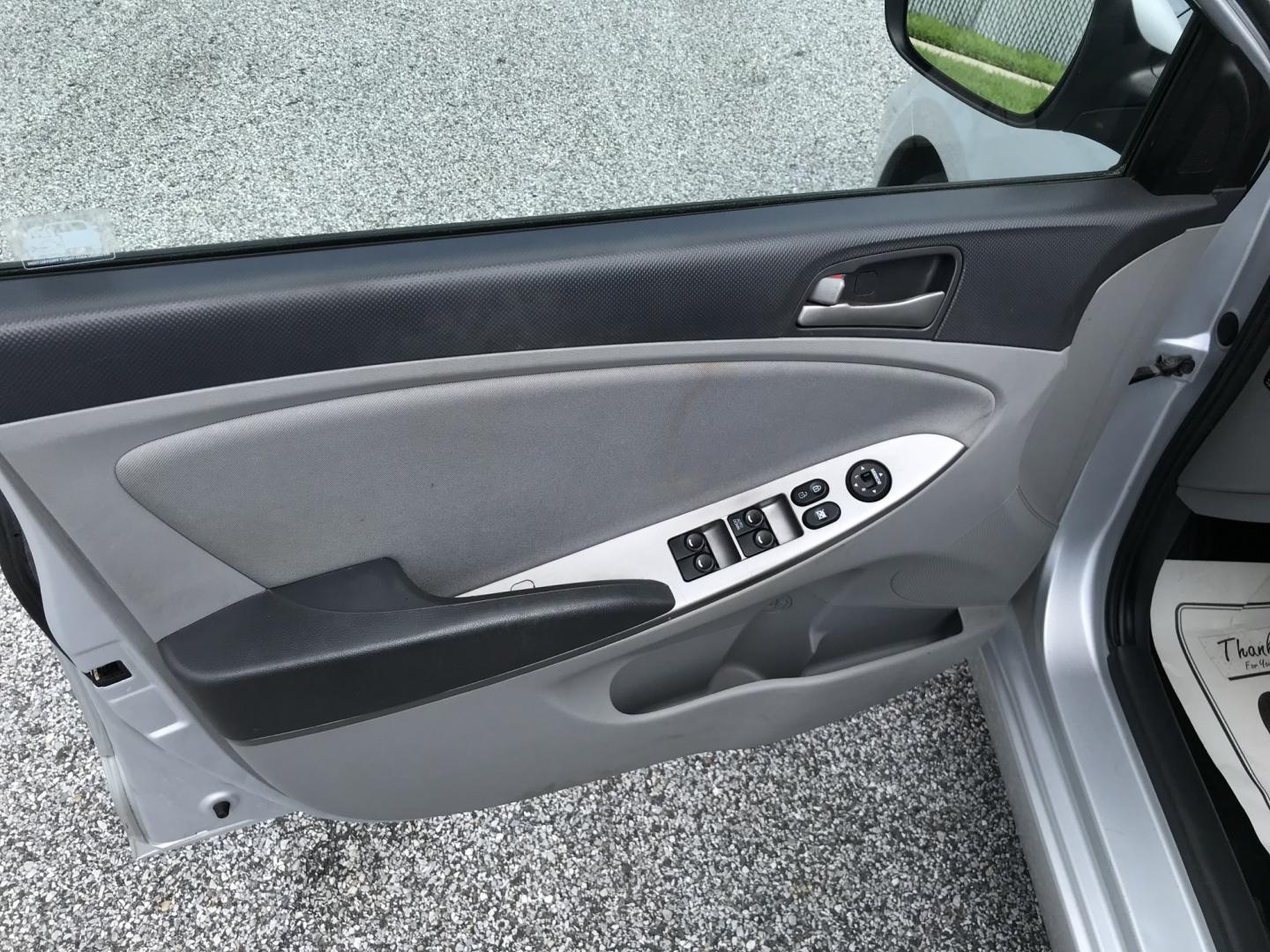 2015 Silver /Gray Hyundai Accent GLS 4-Door 6A (KMHCT4AE4FU) with an 1.6L L4 DOHC 16V engine, 6A transmission, located at 577 Chester Pike, Prospect Park, PA, 19076, (610) 237-1015, 39.886154, -75.302338 - 2016 Hyundai Accent 106k Miles • New PA Inspection. Example Financing: • $2,500 Down • $100 Weekly • $200 Bi-Weekly We finance our own vehicles. We do not obtain or review traditional consumer credit reports. Financing decisions are based on verified income, ability to repay, and our i- Photo#8