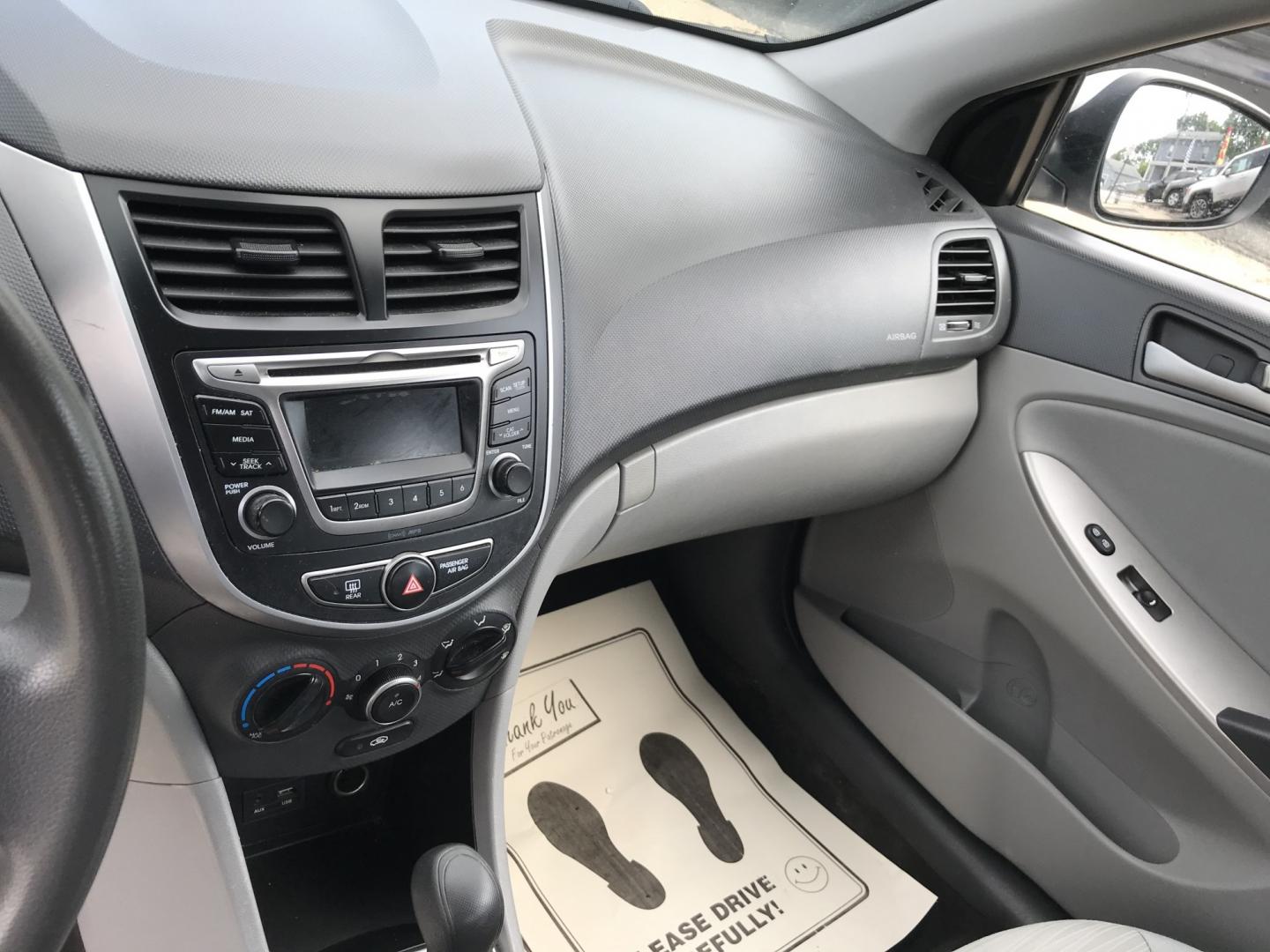 2015 Silver /Gray Hyundai Accent GLS 4-Door 6A (KMHCT4AE4FU) with an 1.6L L4 DOHC 16V engine, 6A transmission, located at 577 Chester Pike, Prospect Park, PA, 19076, (610) 237-1015, 39.886154, -75.302338 - 2016 Hyundai Accent 106k Miles • New PA Inspection. Example Financing: • $2,500 Down • $100 Weekly • $200 Bi-Weekly We finance our own vehicles. We do not obtain or review traditional consumer credit reports. Financing decisions are based on verified income, ability to repay, and our i- Photo#12