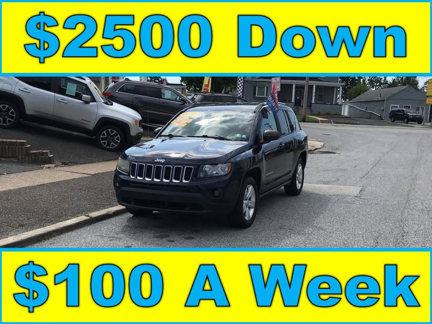 2014 Blue /Gray Jeep Compass Sport 4WD (1C4NJDBB8ED) with an 2.4L L4 DOHC 16V engine, Automatic transmission, located at 577 Chester Pike, Prospect Park, PA, 19076, (610) 237-1015, 39.886154, -75.302338 - 2014 Jeep Compass 84k Miles • New PA Inspection. Example Financing: • $2,500 Down • $100 Weekly • $200 Bi-Weekly We finance our own vehicles. We do not obtain or review traditional consumer credit reports. Financing decisions are based on verified income, ability to repay, and our in-h- Photo#0