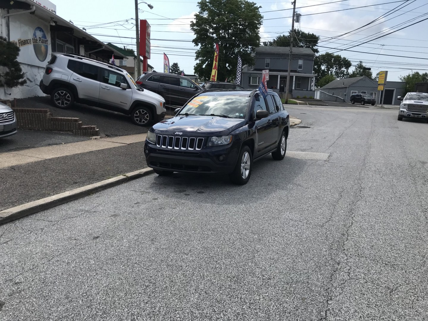 2014 Blue /Gray Jeep Compass Sport 4WD (1C4NJDBB8ED) with an 2.4L L4 DOHC 16V engine, Automatic transmission, located at 577 Chester Pike, Prospect Park, PA, 19076, (610) 237-1015, 39.886154, -75.302338 - 2014 Jeep Compass 84k Miles • New PA Inspection. Example Financing: • $2,500 Down • $100 Weekly • $200 Bi-Weekly We finance our own vehicles. We do not obtain or review traditional consumer credit reports. Financing decisions are based on verified income, ability to repay, and our in-h- Photo#1