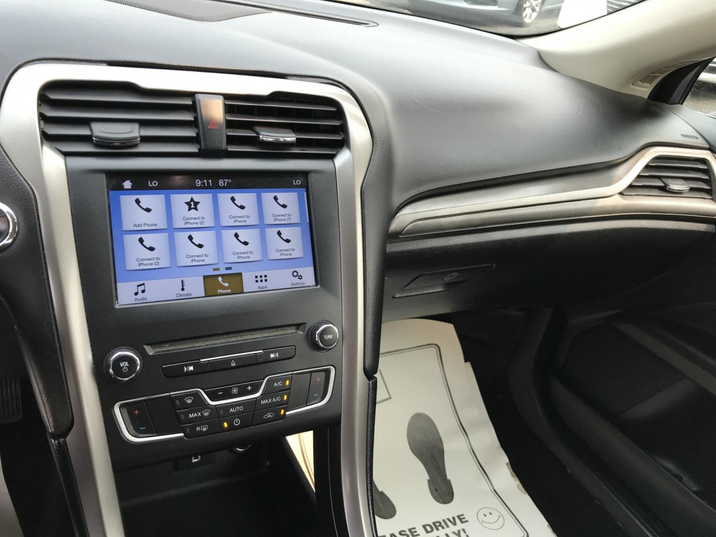2017 Blue /Gray Ford Fusion SE (3FA6P0HD4HR) with an 1.5L L4 DOHC 16V engine, 6A transmission, located at 577 Chester Pike, Prospect Park, PA, 19076, (610) 237-1015, 39.886154, -75.302338 - 2017 Ford Fusion 124k Miles • Backup Camera. Example Financing: • $3,000 Down • $100 Weekly • $200 Bi-Weekly We finance our own vehicles. We do not obtain or review traditional consumer credit reports. Financing decisions are based on verified income, ability to repay, and our in-house- Photo#12