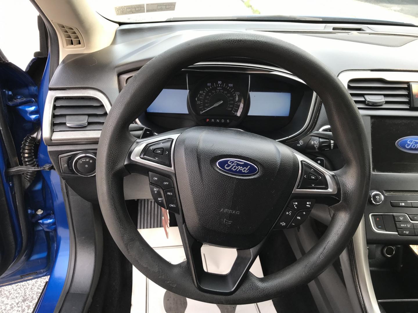 2017 Blue /Gray Ford Fusion SE (3FA6P0HD4HR) with an 1.5L L4 DOHC 16V engine, 6A transmission, located at 577 Chester Pike, Prospect Park, PA, 19076, (610) 237-1015, 39.886154, -75.302338 - 2017 Ford Fusion 124k Miles • Backup Camera. Example Financing: • $3,000 Down • $100 Weekly • $200 Bi-Weekly We finance our own vehicles. We do not obtain or review traditional consumer credit reports. Financing decisions are based on verified income, ability to repay, and our in-house- Photo#11