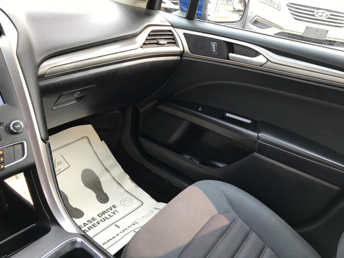 2017 Blue /Gray Ford Fusion SE (3FA6P0HD4HR) with an 1.5L L4 DOHC 16V engine, 6A transmission, located at 577 Chester Pike, Prospect Park, PA, 19076, (610) 237-1015, 39.886154, -75.302338 - 2017 Ford Fusion 124k Miles • Backup Camera. Example Financing: • $3,000 Down • $100 Weekly • $200 Bi-Weekly We finance our own vehicles. We do not obtain or review traditional consumer credit reports. Financing decisions are based on verified income, ability to repay, and our in-house- Photo#15