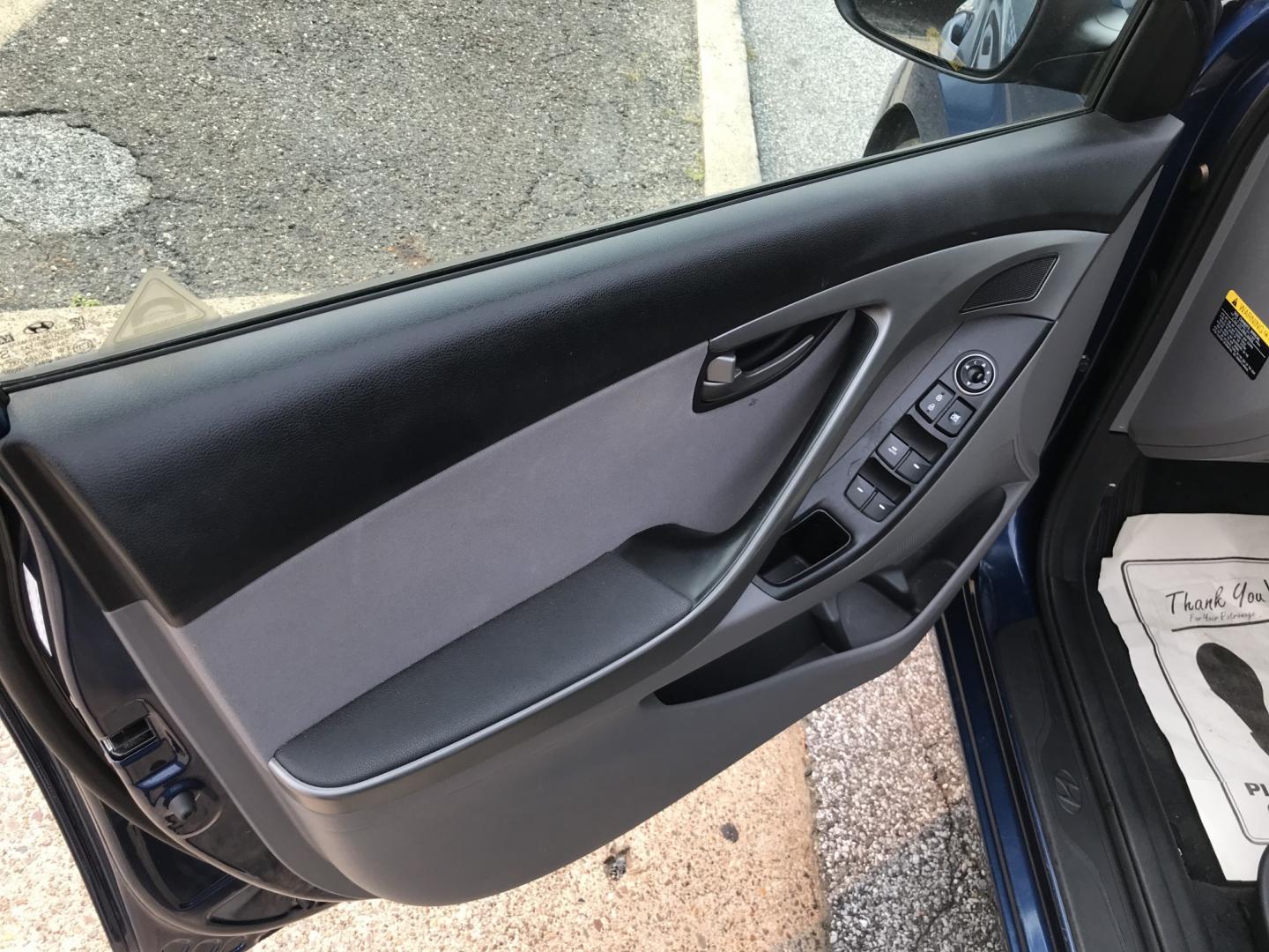 2016 Blue /Gray Hyundai Elantra Limited (KMHDH4AE5GU) with an 1.8L L4 DOHC 16V engine, 6A transmission, located at 577 Chester Pike, Prospect Park, PA, 19076, (610) 237-1015, 39.886154, -75.302338 - 2016 Hyundai Elantra 126k Miles • New PA Inspection. Example Financing: • $2,500 Down • $100 Weekly • $200 Bi-Weekly We finance our own vehicles. We do not obtain or review traditional consumer credit reports. Financing decisions are based on verified income, ability to repay, and our- Photo#7