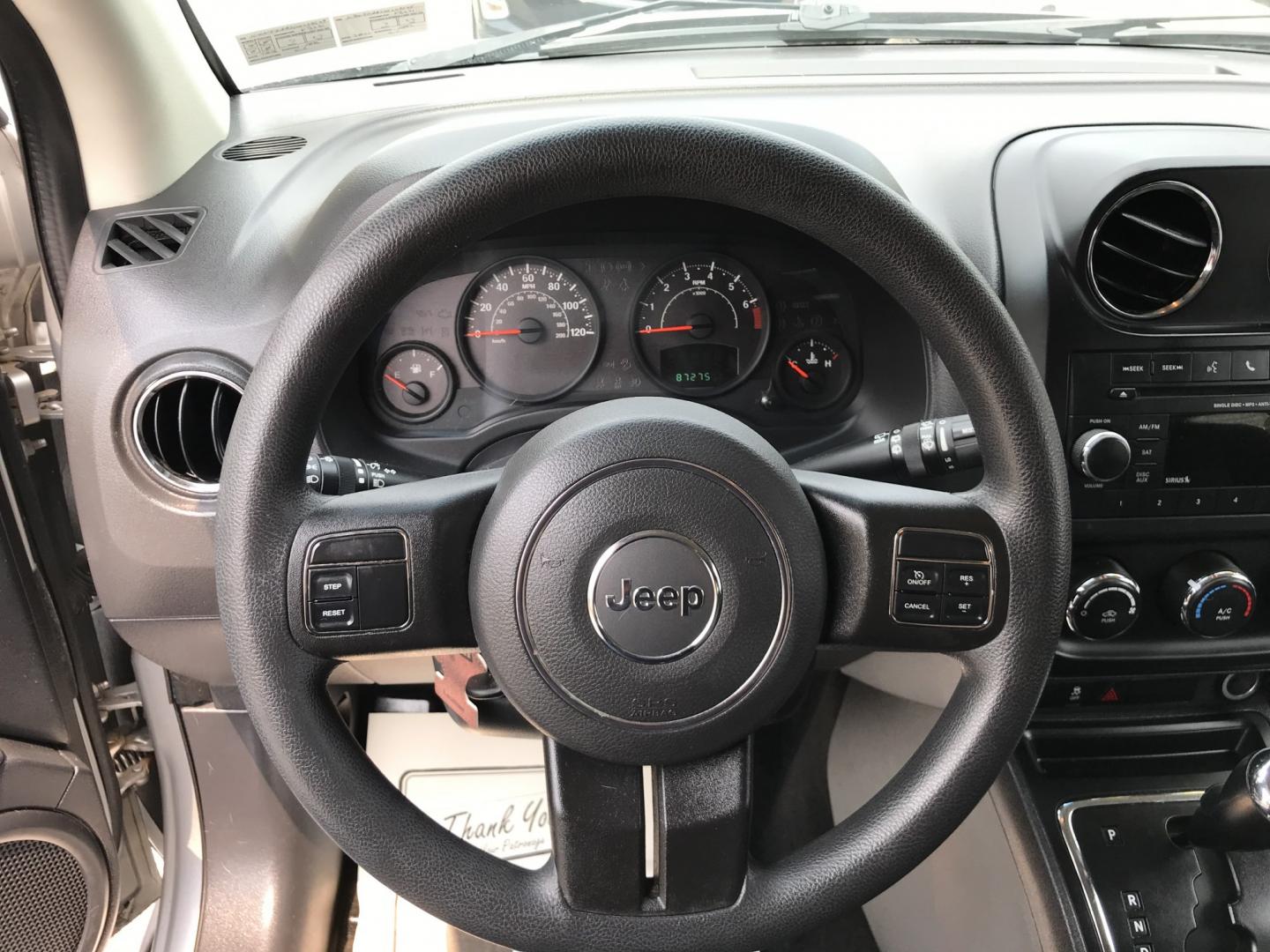 2013 Silver /Gray Jeep Compass Sport 4WD (1C4NJDAB3DD) with an 2.4L L4 DOHC 16V engine, Automatic transmission, located at 577 Chester Pike, Prospect Park, PA, 19076, (610) 237-1015, 39.886154, -75.302338- Photo#11