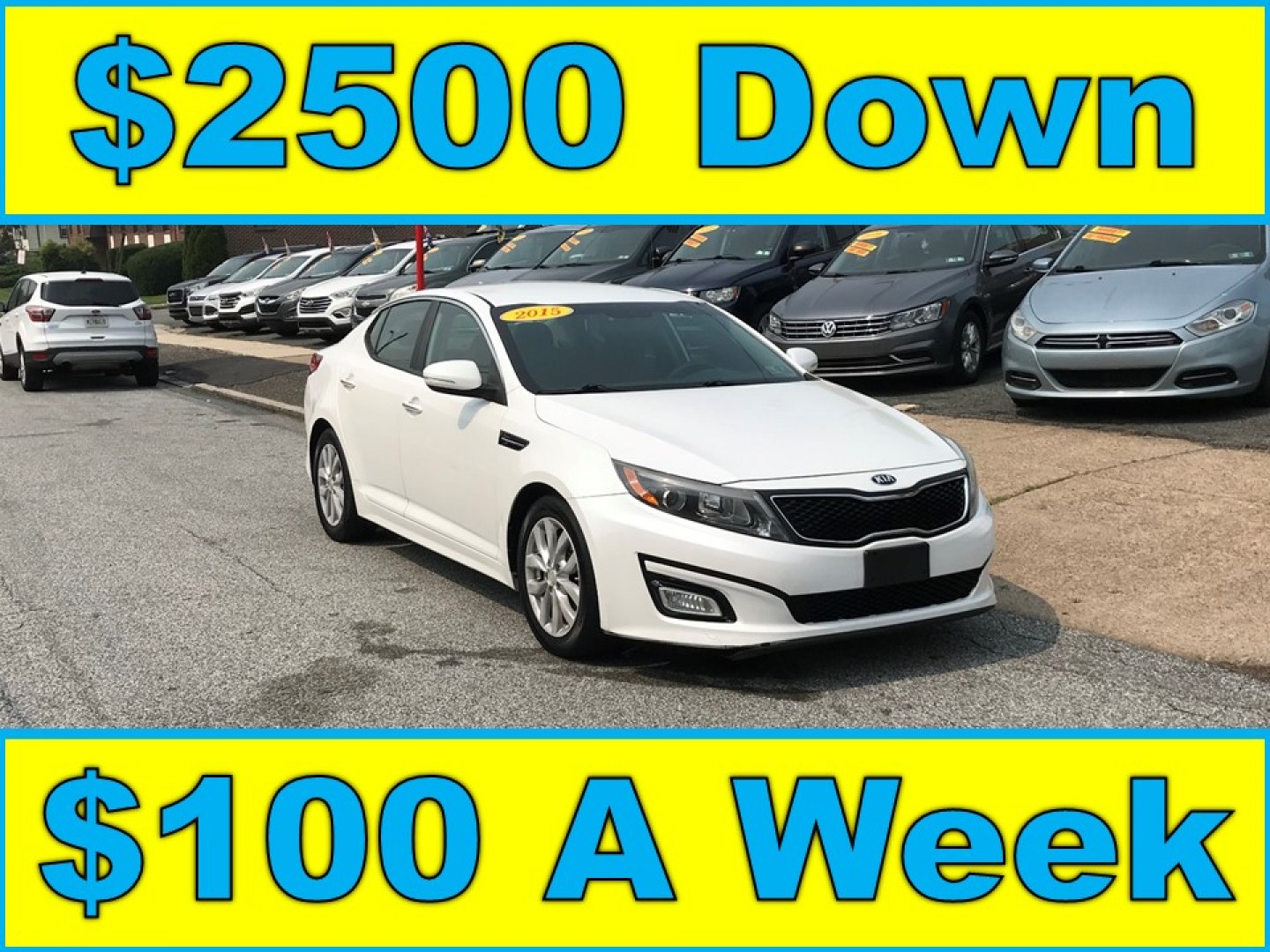 2015 White /Gray Kia Optima LX (5XXGM4A74FG) with an 2.4L L4 DOHC 16V engine, 6A transmission, located at 577 Chester Pike, Prospect Park, PA, 19076, (610) 237-1015, 39.886154, -75.302338 - 2015 Kia Optima LX 125k miles • New PA Inspection Example Financing: • $2,500 Down • $100 Weekly • $200 Bi-Weekly We finance our own vehicles. We do not obtain or review traditional consumer credit reports. Financing decisions are based on verified income, ability to repay, and our in-- Photo#0