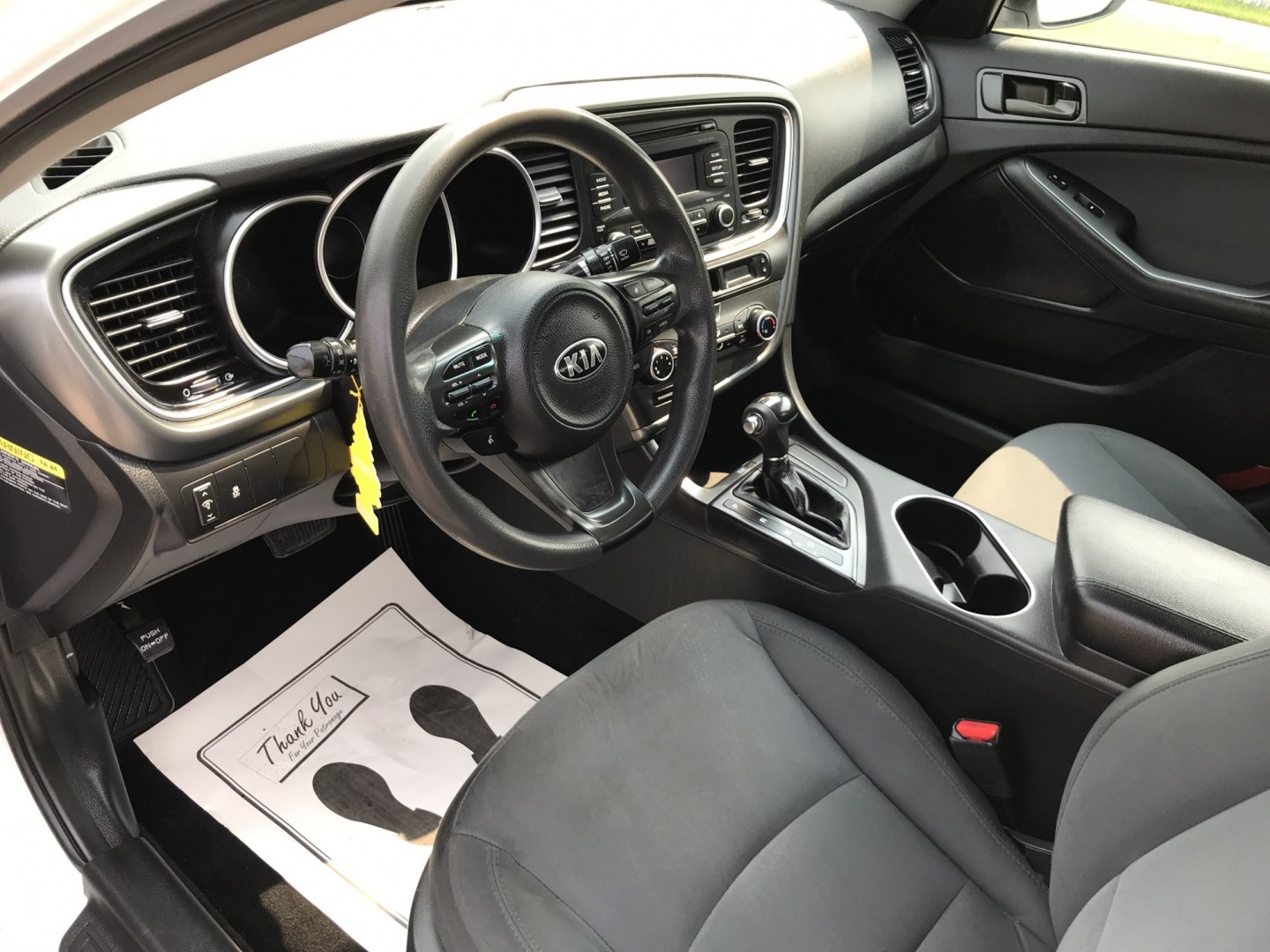 2015 White /Gray Kia Optima LX (5XXGM4A74FG) with an 2.4L L4 DOHC 16V engine, 6A transmission, located at 577 Chester Pike, Prospect Park, PA, 19076, (610) 237-1015, 39.886154, -75.302338 - 2015 Kia Optima LX 125k miles • New PA Inspection Example Financing: • $2,500 Down • $100 Weekly • $200 Bi-Weekly We finance our own vehicles. We do not obtain or review traditional consumer credit reports. Financing decisions are based on verified income, ability to repay, and our in-- Photo#9
