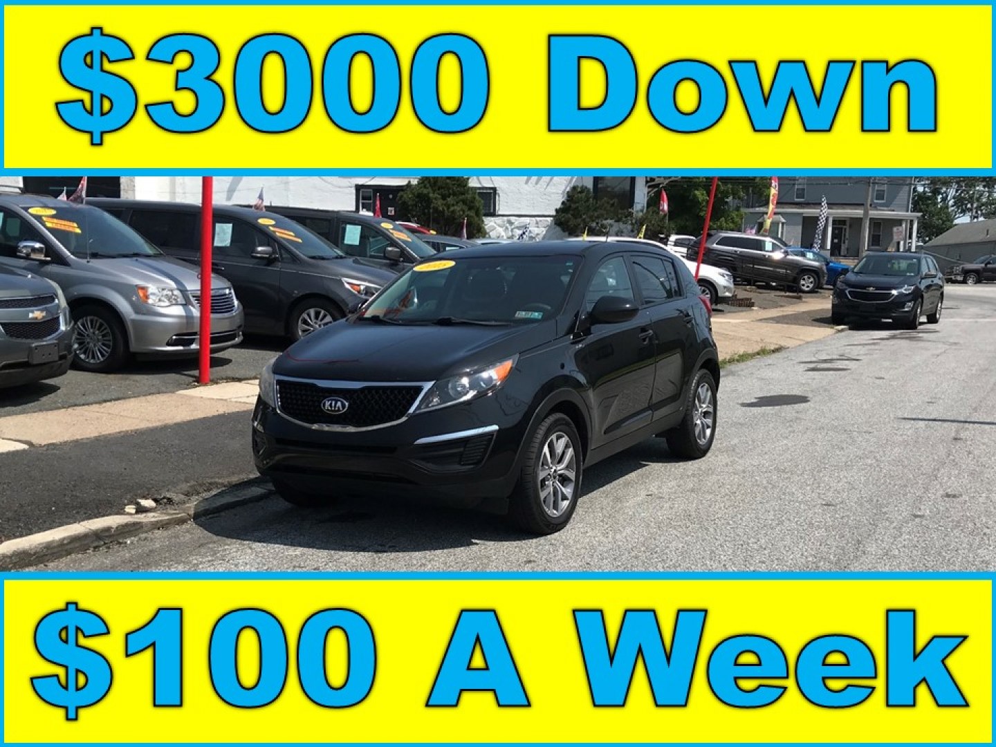 2015 Black /Black Kia Sportage LX AWD (KNDPBCAC0F7) with an 2.4L V6 DOHC 24V engine, 6A transmission, located at 577 Chester Pike, Prospect Park, PA, 19076, (610) 237-1015, 39.886154, -75.302338 - 2015 Kia Sportage LX 92k miles • AWD. Example Financing: • $3,000 Down • $100 Weekly • $200 Bi-Weekly We finance our own vehicles. We do not obtain or review traditional consumer credit reports. Financing decisions are based on verified income, ability to repay, and our in-house underw- Photo#0