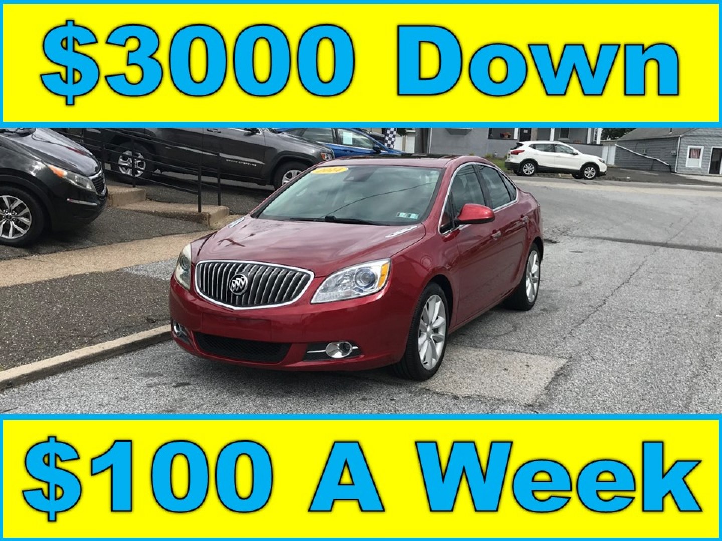2014 Red /Tan Buick Verano Convenience (1G4PR5SK6E4) with an 2.4L L4 DOHC 16V FFV engine, 6A transmission, located at 577 Chester Pike, Prospect Park, PA, 19076, (610) 237-1015, 39.886154, -75.302338 - 2014 Buick Verano 101k miles • Backup Camera. Example Financing: • $3,000 Down • $100 Weekly • $200 Bi-Weekly We finance our own vehicles. We do not obtain or review traditional consumer credit reports. Financing decisions are based on verified income, ability to repay, and our in-hous- Photo#0