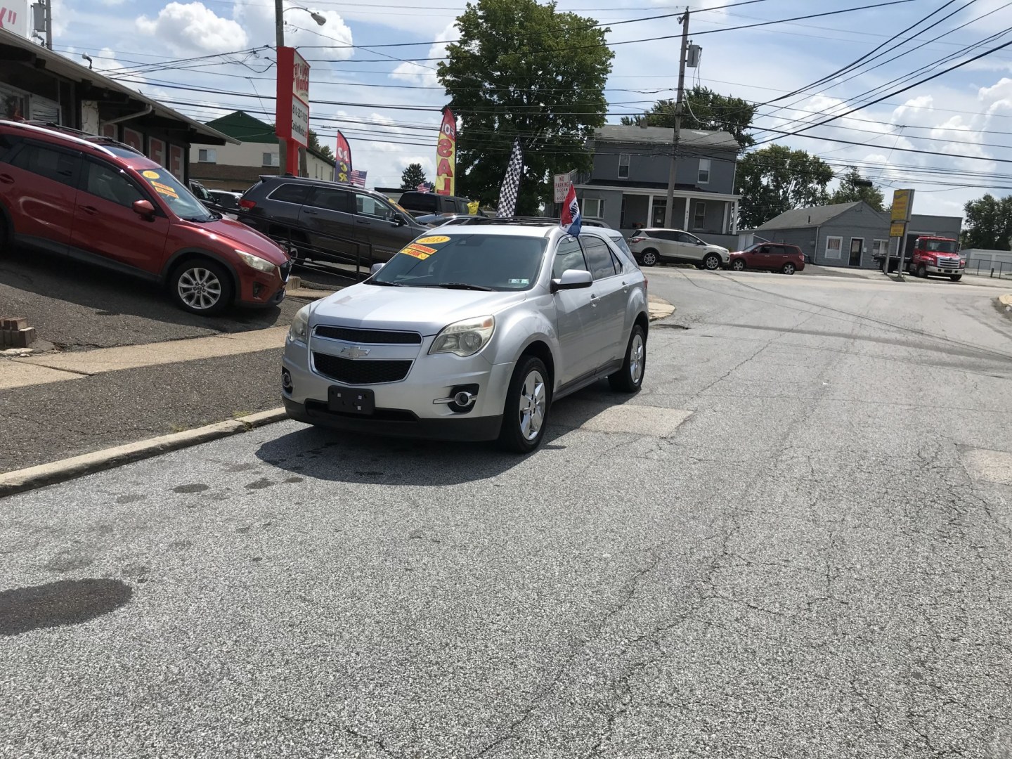 2013 Silver /Black Chevrolet Equinox 2LT AWD (2GNFLNEK8D6) with an 2.4L L4 DOHC 16V engine, 6A transmission, located at 577 Chester Pike, Prospect Park, PA, 19076, (610) 237-1015, 39.886154, -75.302338 - 2013 Chevrolet Equinox 2LT AWD: Only 94k miles, backup camera, sunroof, new PA inspection, SUPER CLEAN, runs LIKE NEW! This vehicle comes inspected and has been given a bumper to bumper safety check. It is very clean, reliable, and well maintained. We offer a unique pay plan that is known for bei- Photo#1