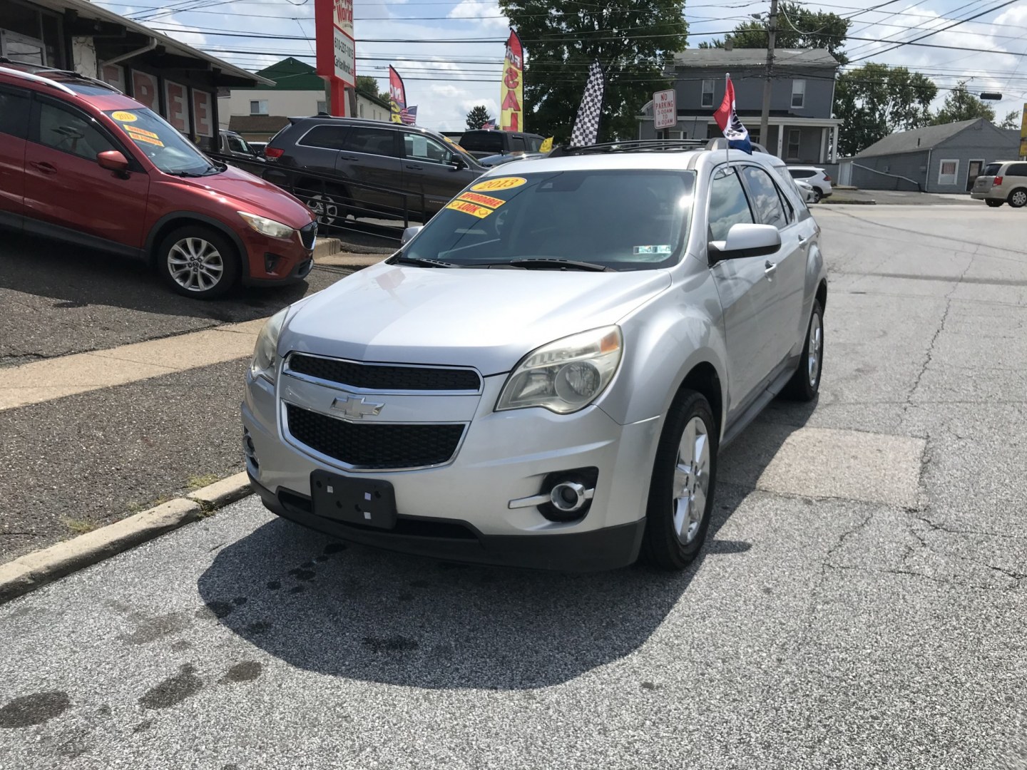 2013 Silver /Black Chevrolet Equinox 2LT AWD (2GNFLNEK8D6) with an 2.4L L4 DOHC 16V engine, 6A transmission, located at 577 Chester Pike, Prospect Park, PA, 19076, (610) 237-1015, 39.886154, -75.302338 - 2013 Chevrolet Equinox 2LT AWD: Only 94k miles, backup camera, sunroof, new PA inspection, SUPER CLEAN, runs LIKE NEW! This vehicle comes inspected and has been given a bumper to bumper safety check. It is very clean, reliable, and well maintained. We offer a unique pay plan that is known for bei- Photo#2