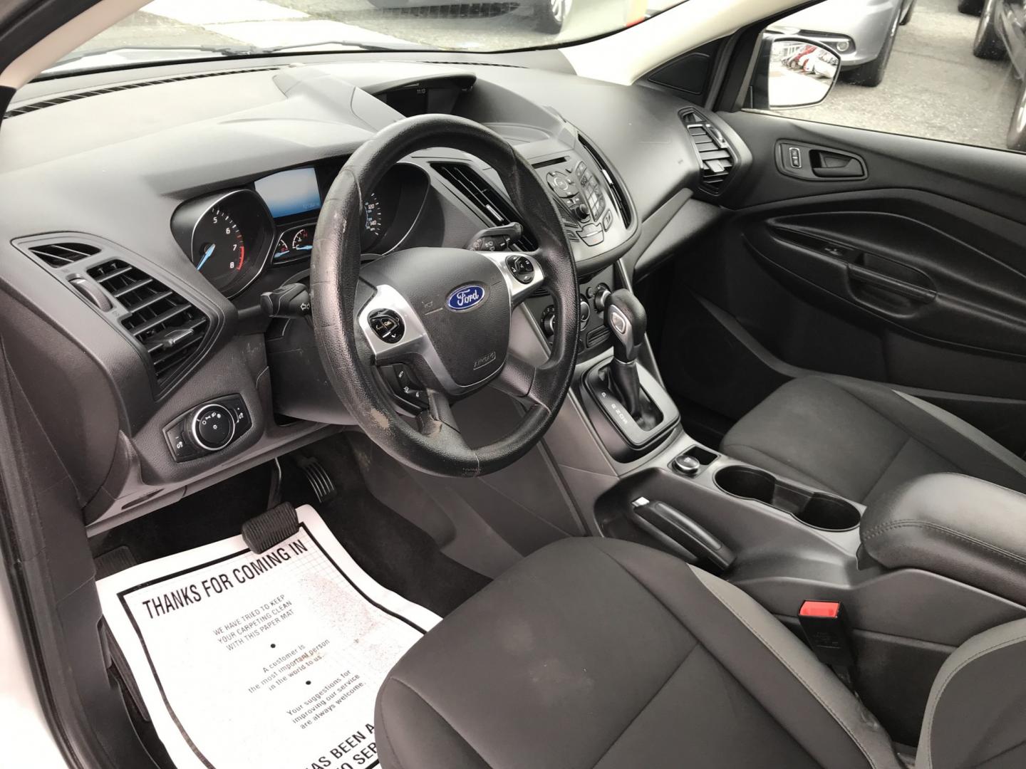 2016 Silver /Black Ford Escape S (1FMCU0F78GU) with an 2.5L L4 DOHC 16V engine, 6A transmission, located at 577 Chester Pike, Prospect Park, PA, 19076, (610) 237-1015, 39.886154, -75.302338 - 2016 Ford Escape S: Only 121k miles, great on gas, new PA inspection, SUPER CLEAN, runs LIKE NEW! This vehicle comes inspected and has been given a bumper to bumper safety check. It is very clean, reliable, and well maintained. We offer a unique pay plan that is known for being the easiest and fa- Photo#10