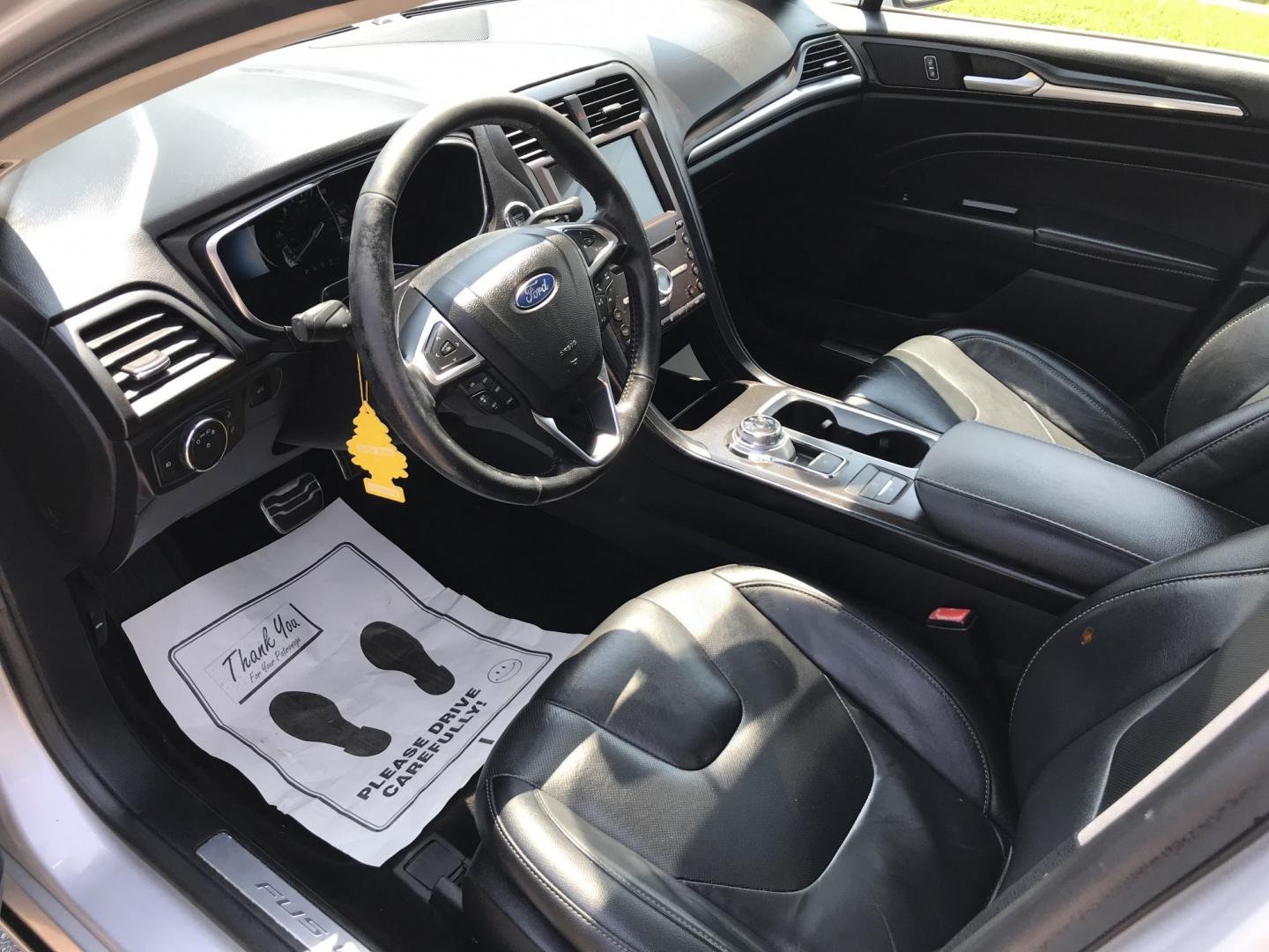 2017 Silver /Gray Ford Fusion Hybrid Titanium (3FA6P0RU4HR) with an 2.0L L4 DOHC 16V HYBRID engine, CVT transmission, located at 577 Chester Pike, Prospect Park, PA, 19076, (610) 237-1015, 39.886154, -75.302338 - 2017 Ford Fusion Titanium Hybrid: Sunroof, backup camera, new PA inspection, great on gas, SUPER CLEAN, runs LIKE NEW! This vehicle comes inspected and has been given a bumper to bumper safety check. It is very clean, reliable, and well maintained. We offer a unique pay plan that is known for bei- Photo#9