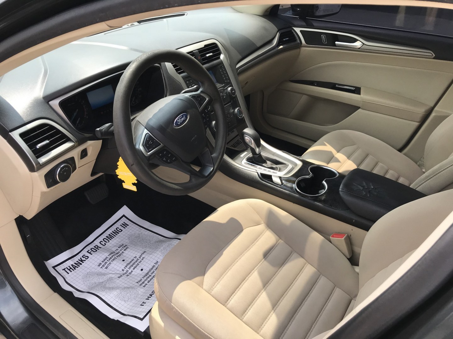 2015 Green /Beige Ford Fusion SE (1FA6P0H74F5) with an 2.5L L4 DOHC 16V engine, Automatic transmission, located at 577 Chester Pike, Prospect Park, PA, 19076, (610) 237-1015, 39.886154, -75.302338 - 2015 Ford Fusion SE: Only 88k miles, backup camera, new PA inspection, runs LIKE NEW! This vehicle comes inspected and has been given a bumper to bumper safety check. It is very clean, reliable, and well maintained. We offer a unique pay plan that is known for being the easiest and fastest financ- Photo#8