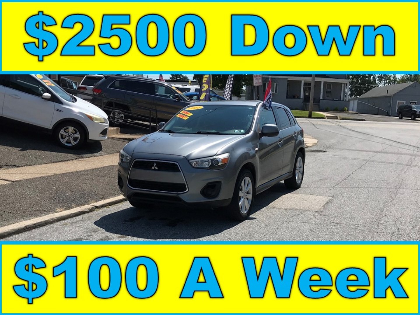 2014 Gray /Gray Mitsubishi Outlander Sport ES AWC (4A4AR3AU3EE) with an 2.0L L4 DOHC 16V engine, Continuously Variable Transmission transmission, located at 577 Chester Pike, Prospect Park, PA, 19076, (610) 237-1015, 39.886154, -75.302338 - 2014 Mitsubishi Outlander Sport: Only 127k miles, AWD, great on gas, new PA inspection, SUPER CLEAN, runs LIKE NEW! This vehicle comes inspected and has been given a bumper to bumper safety check. It is very clean, reliable, and well maintained. We offer a unique pay plan that is known for being- Photo#0