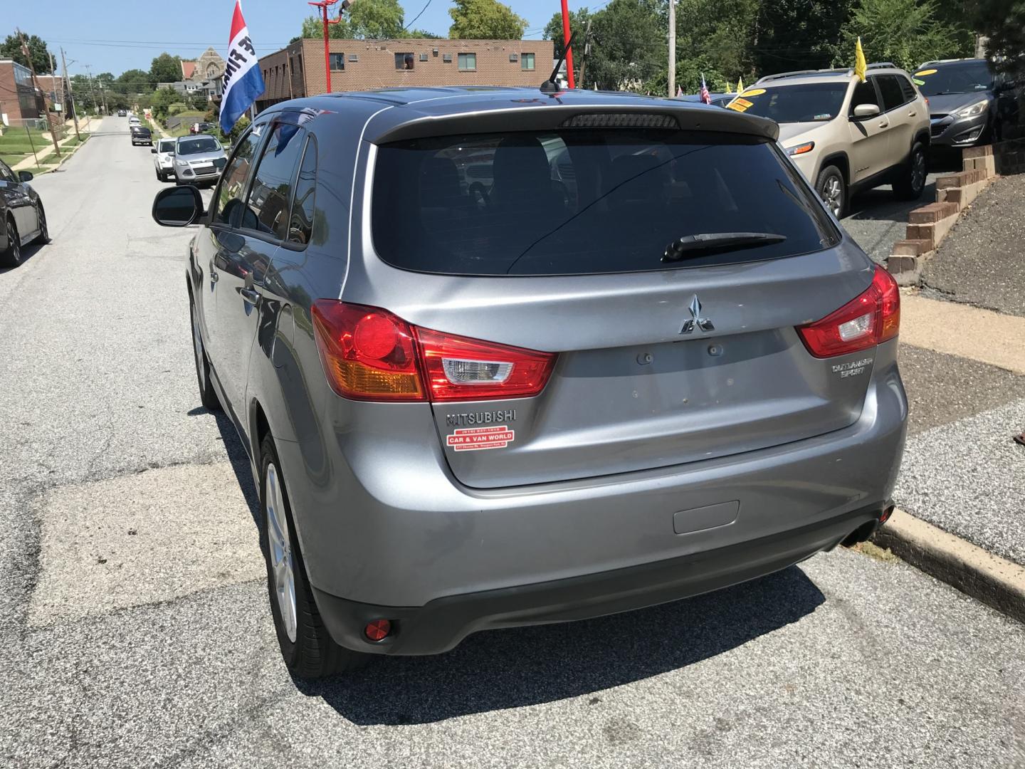 2014 Gray /Gray Mitsubishi Outlander Sport ES AWC (4A4AR3AU3EE) with an 2.0L L4 DOHC 16V engine, Continuously Variable Transmission transmission, located at 577 Chester Pike, Prospect Park, PA, 19076, (610) 237-1015, 39.886154, -75.302338 - 2014 Mitsubishi Outlander Sport: Only 127k miles, AWD, great on gas, new PA inspection, SUPER CLEAN, runs LIKE NEW! This vehicle comes inspected and has been given a bumper to bumper safety check. It is very clean, reliable, and well maintained. We offer a unique pay plan that is known for being- Photo#5