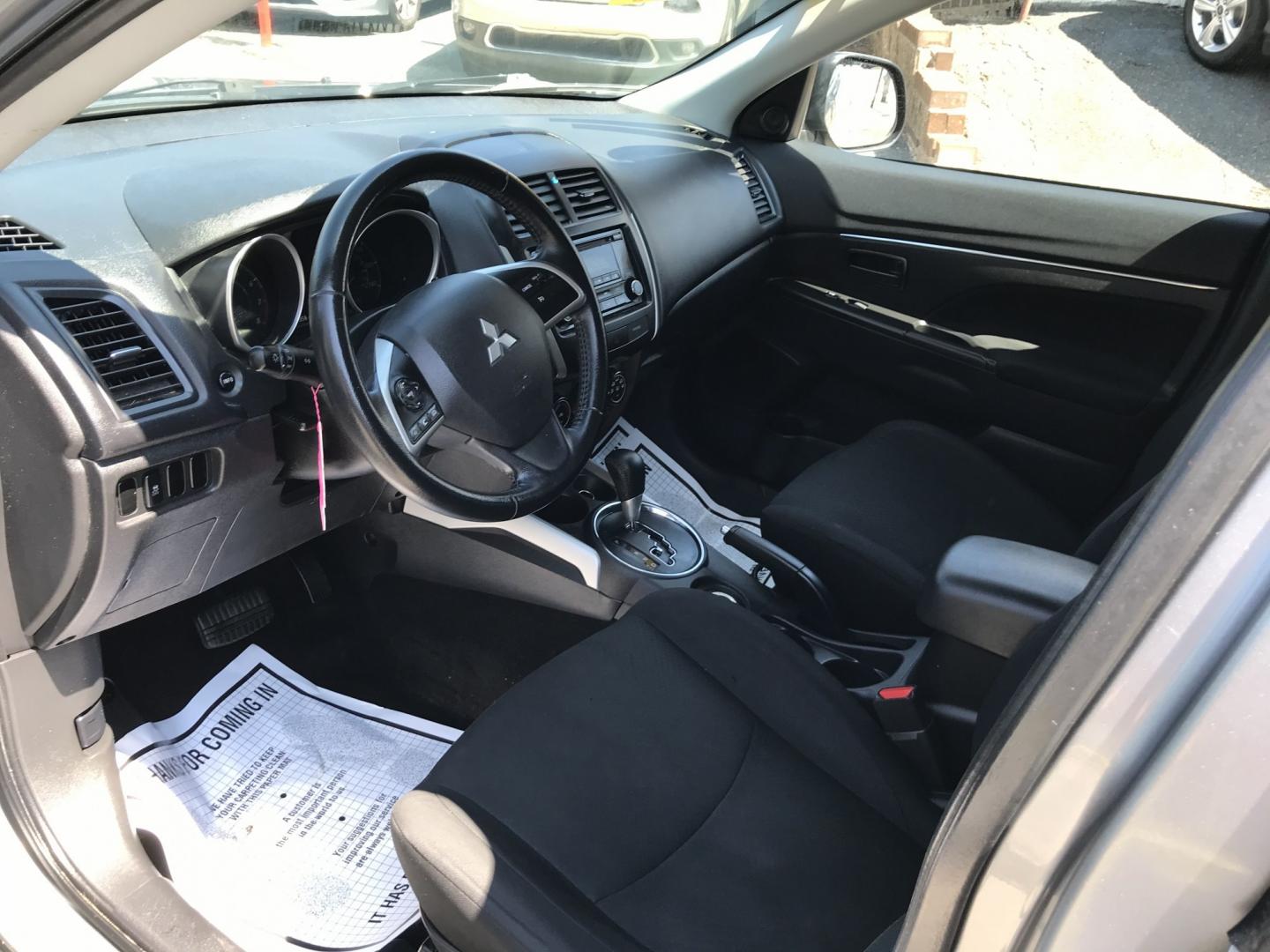 2014 Gray /Gray Mitsubishi Outlander Sport ES AWC (4A4AR3AU3EE) with an 2.0L L4 DOHC 16V engine, Continuously Variable Transmission transmission, located at 577 Chester Pike, Prospect Park, PA, 19076, (610) 237-1015, 39.886154, -75.302338 - 2014 Mitsubishi Outlander Sport: Only 127k miles, AWD, great on gas, new PA inspection, SUPER CLEAN, runs LIKE NEW! This vehicle comes inspected and has been given a bumper to bumper safety check. It is very clean, reliable, and well maintained. We offer a unique pay plan that is known for being- Photo#7