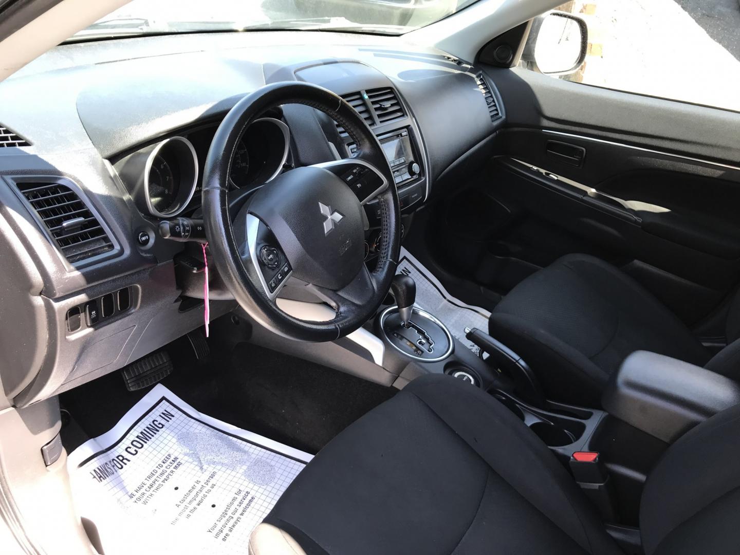2014 Gray /Gray Mitsubishi Outlander Sport ES AWC (4A4AR3AU3EE) with an 2.0L L4 DOHC 16V engine, Continuously Variable Transmission transmission, located at 577 Chester Pike, Prospect Park, PA, 19076, (610) 237-1015, 39.886154, -75.302338 - 2014 Mitsubishi Outlander Sport: Only 127k miles, AWD, great on gas, new PA inspection, SUPER CLEAN, runs LIKE NEW! This vehicle comes inspected and has been given a bumper to bumper safety check. It is very clean, reliable, and well maintained. We offer a unique pay plan that is known for being- Photo#10