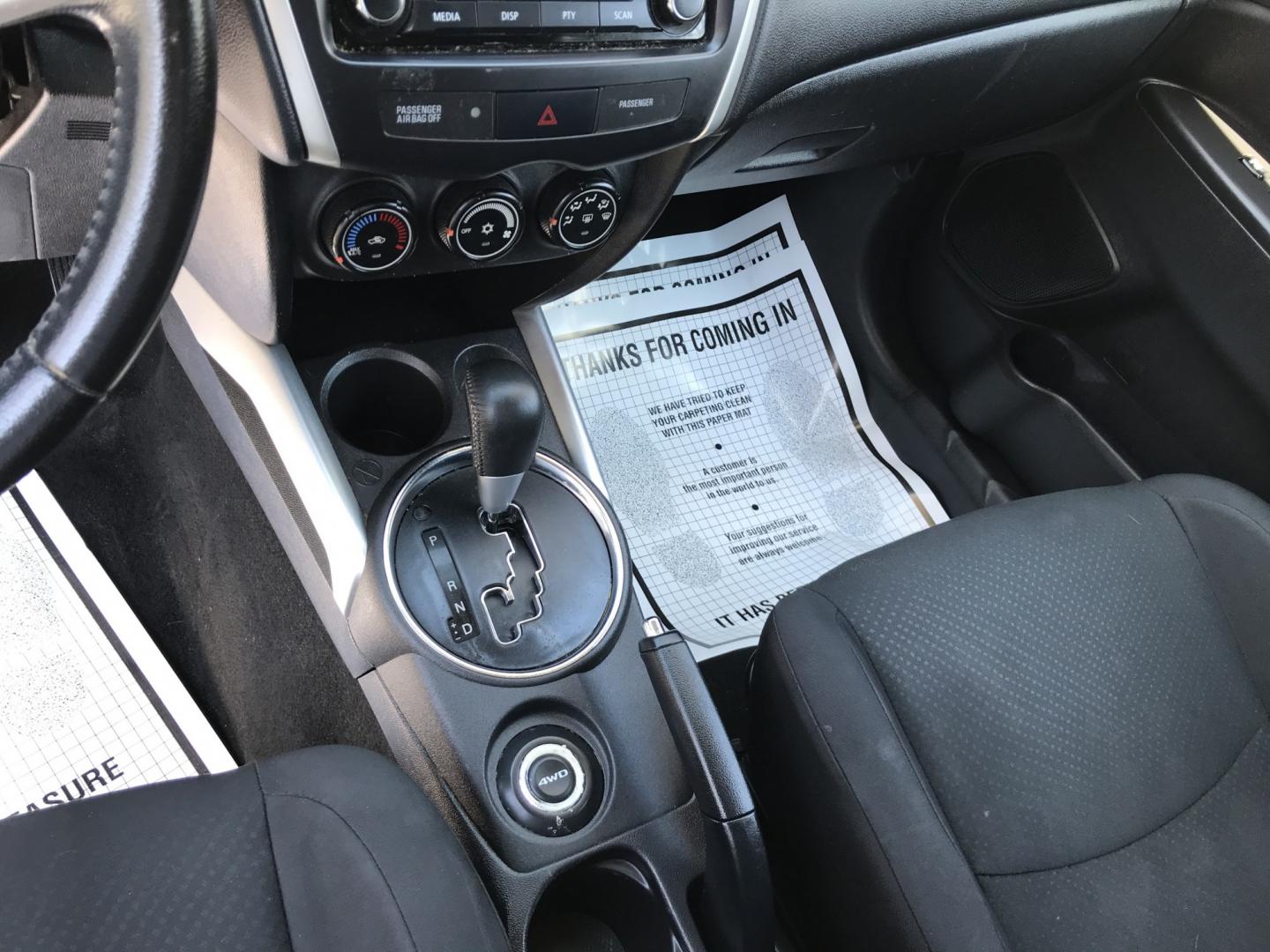2014 Gray /Gray Mitsubishi Outlander Sport ES AWC (4A4AR3AU3EE) with an 2.0L L4 DOHC 16V engine, Continuously Variable Transmission transmission, located at 577 Chester Pike, Prospect Park, PA, 19076, (610) 237-1015, 39.886154, -75.302338 - 2014 Mitsubishi Outlander Sport: Only 127k miles, AWD, great on gas, new PA inspection, SUPER CLEAN, runs LIKE NEW! This vehicle comes inspected and has been given a bumper to bumper safety check. It is very clean, reliable, and well maintained. We offer a unique pay plan that is known for being- Photo#13