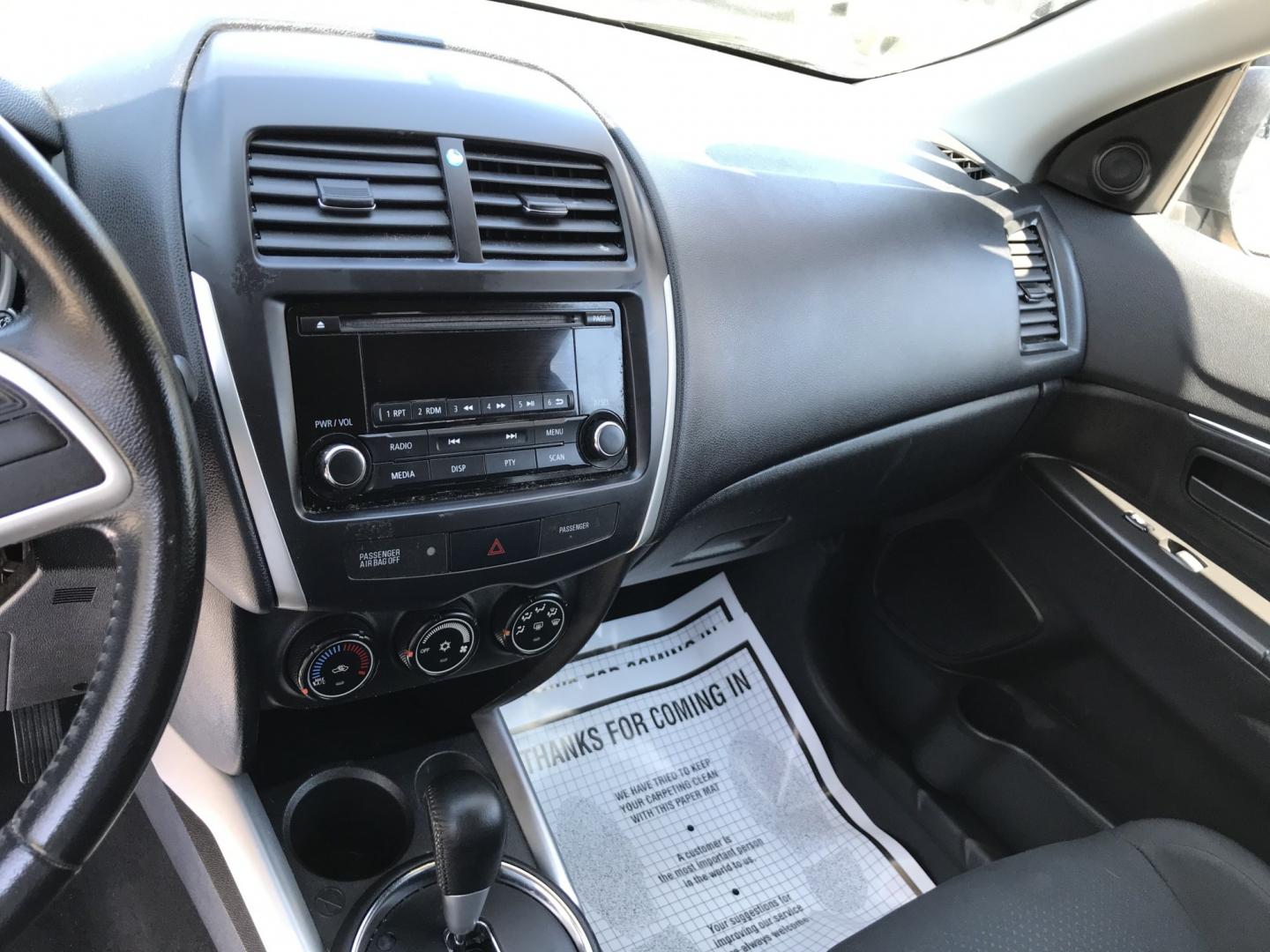 2014 Gray /Gray Mitsubishi Outlander Sport ES AWC (4A4AR3AU3EE) with an 2.0L L4 DOHC 16V engine, Continuously Variable Transmission transmission, located at 577 Chester Pike, Prospect Park, PA, 19076, (610) 237-1015, 39.886154, -75.302338 - 2014 Mitsubishi Outlander Sport: Only 127k miles, AWD, great on gas, new PA inspection, SUPER CLEAN, runs LIKE NEW! This vehicle comes inspected and has been given a bumper to bumper safety check. It is very clean, reliable, and well maintained. We offer a unique pay plan that is known for being- Photo#12