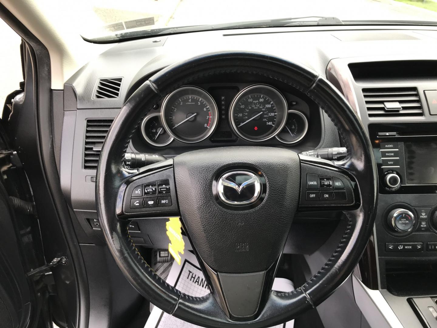 2014 Gray /Black Mazda CX-9 Grand Touring AWD (JM3TB3DVXE0) with an 3.7L V6 DOHC 24V engine, 6A transmission, located at 577 Chester Pike, Prospect Park, PA, 19076, (610) 237-1015, 39.886154, -75.302338 - 2014 Mazda CX-9 Grand Touring: Sunroof, 3rd row seating, backup camera, new PA inspection, SUPER CLEAN, runs LIKE NEW! This vehicle comes inspected and has been given a bumper to bumper safety check. It is very clean, reliable, and well maintained. We offer a unique pay plan that is known for bei- Photo#13