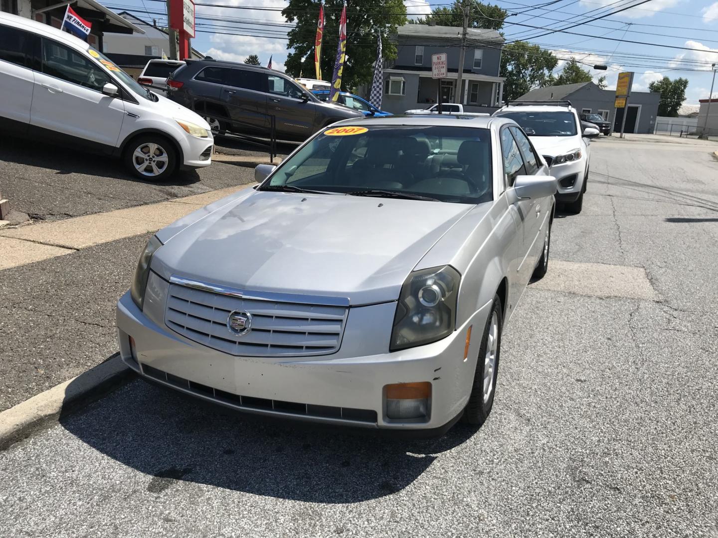 2007 Gold /Beige Cadillac CTS 3.6L (1G6DP577670) with an 3.6L V6 DOHC 24V engine, Automatic transmission, located at 577 Chester Pike, Prospect Park, PA, 19076, (610) 237-1015, 39.886154, -75.302338 - 2007 Cadillac CTS: Only 98k miles, sunroof, runs STRONG! *Has check engine light*- Photo#0