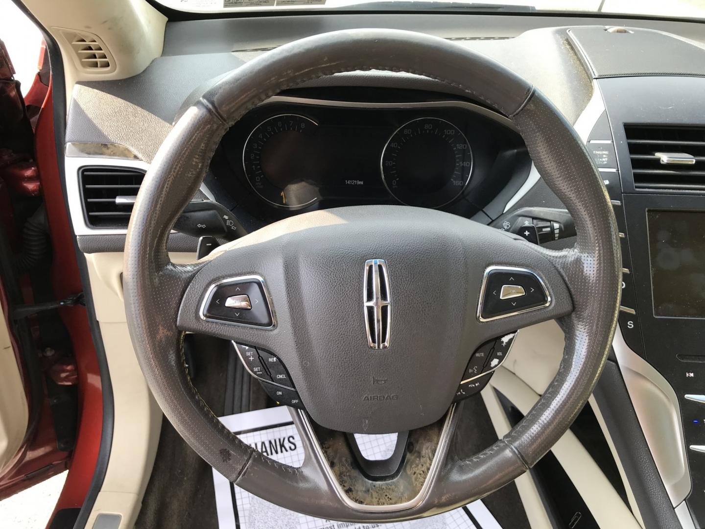2014 Red /Beige Lincoln MKZ AWD (3LN6L2J9XER) with an 2.0L L4 DOHC 16V engine, 6-Speed Automatic transmission, located at 577 Chester Pike, Prospect Park, PA, 19076, (610) 237-1015, 39.886154, -75.302338 - 2014 Lincoln MKZ: AWD, navigation system, backup camera, sunroof, new PA inspection, SUPER CLEAN, runs LIKE NEW! This vehicle comes inspected and has been given a bumper to bumper safety check. It is very clean, reliable, and well maintained. We offer a unique pay plan that is known for being the- Photo#12